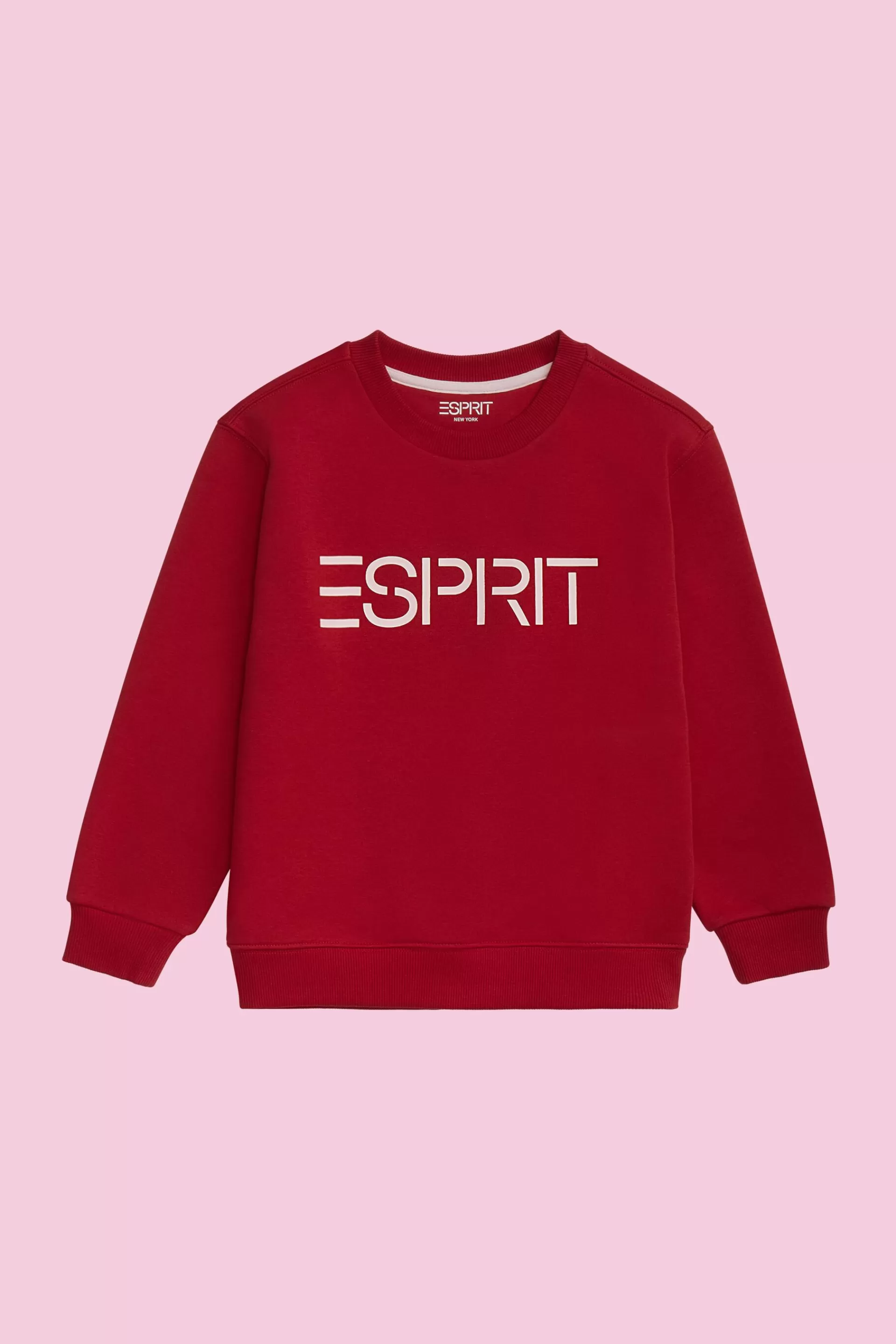 Logo-Sweatshirt mit Rundhalsausschnitt-ESPRIT Sale