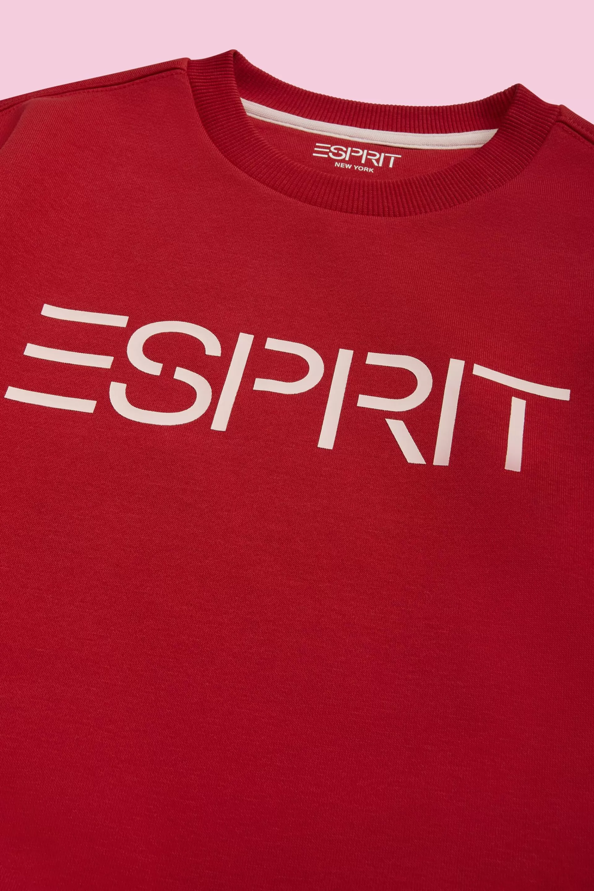 Logo-Sweatshirt mit Rundhalsausschnitt-ESPRIT Sale