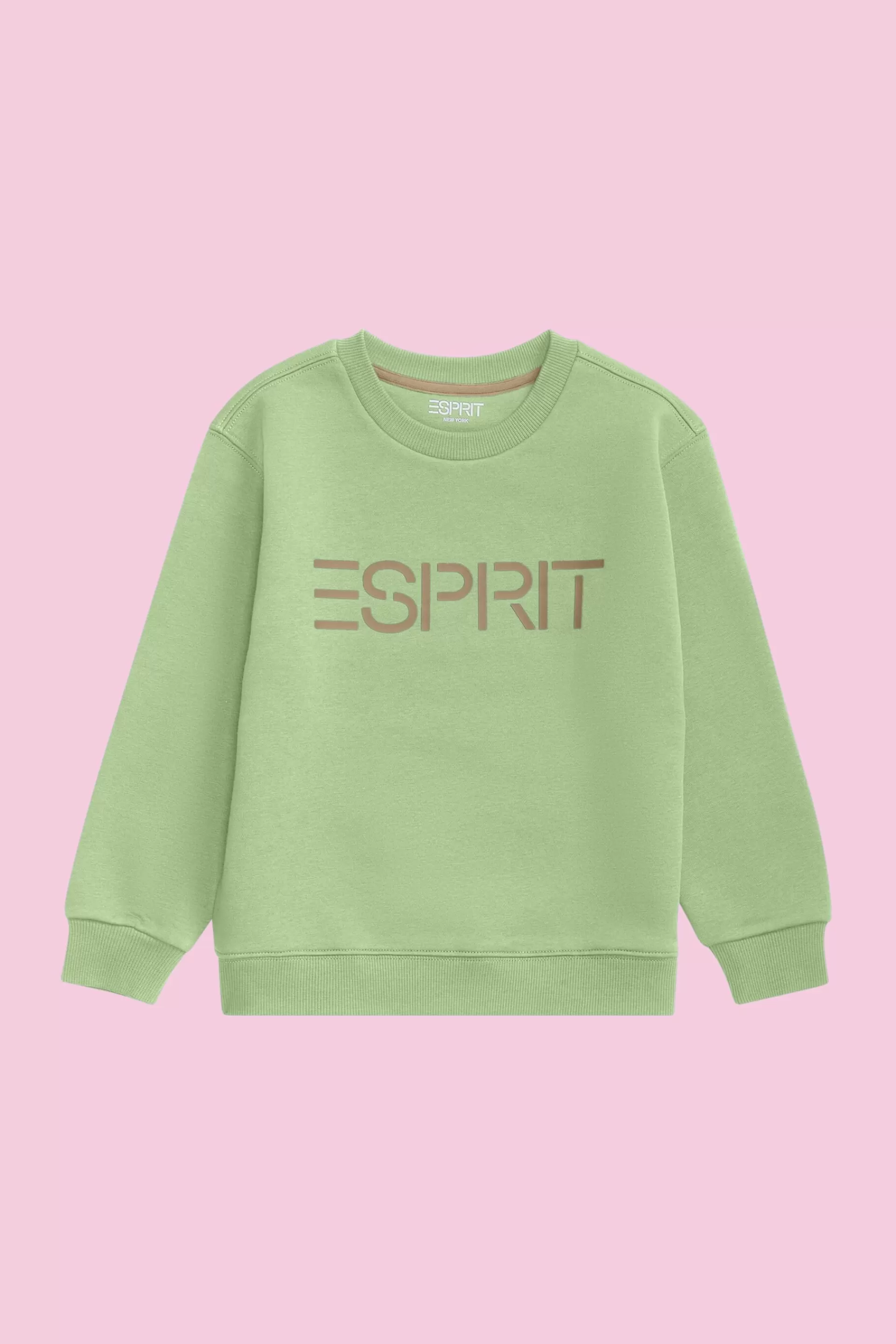 Logo-Sweatshirt mit Rundhalsausschnitt-ESPRIT Fashion