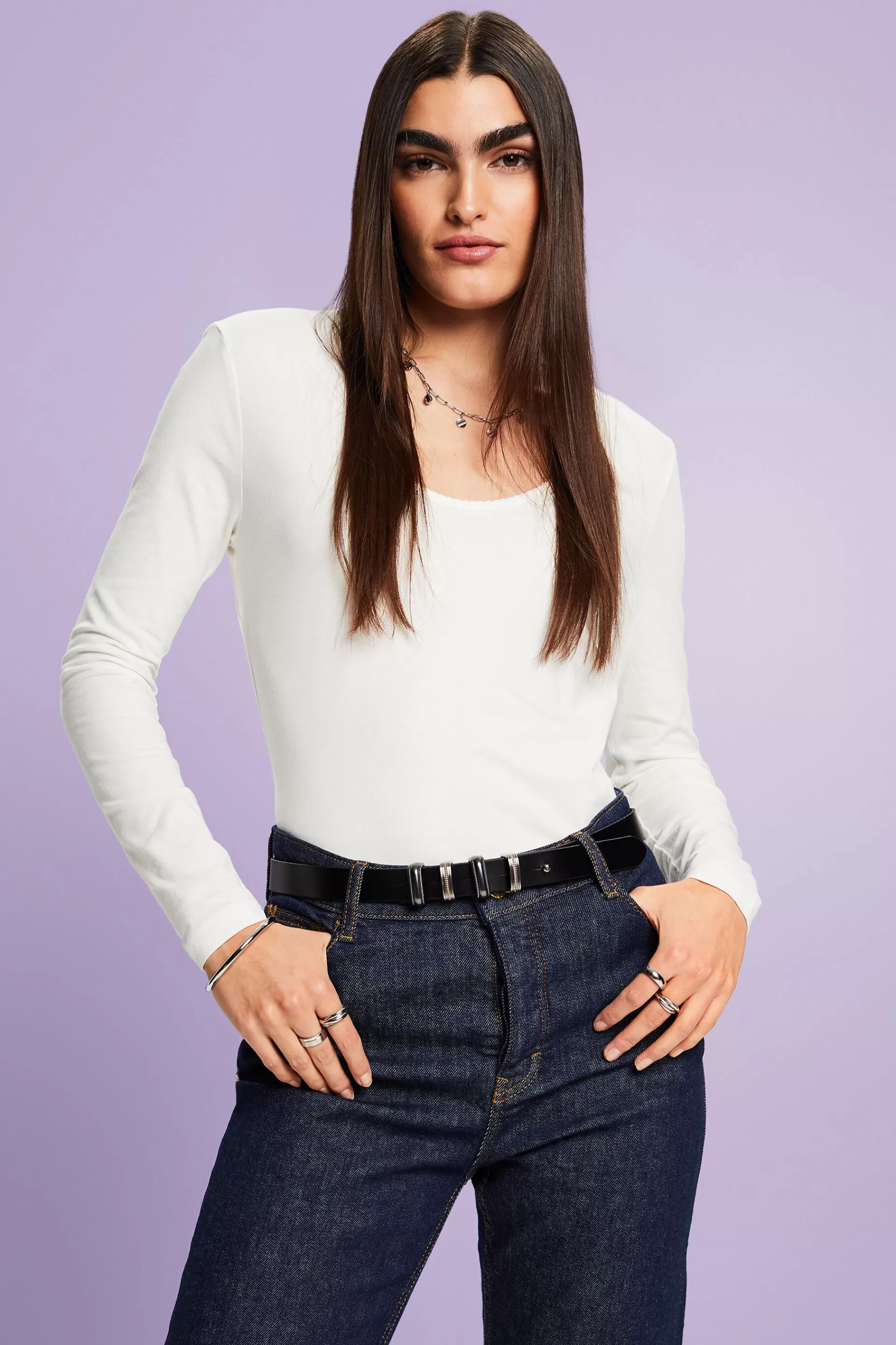 Longsleeve aus Baumwolle-ESPRIT Discount