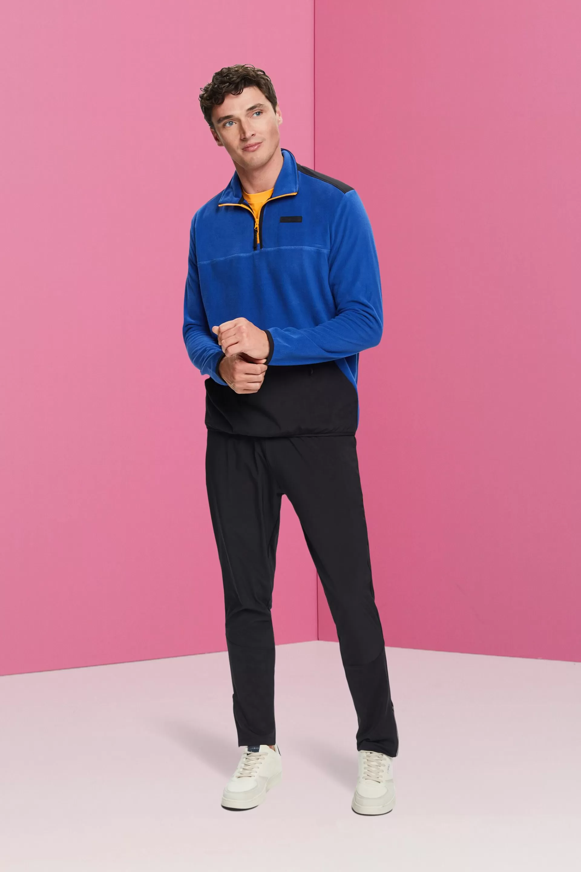 Longsleeve aus Fleece-ESPRIT Flash Sale