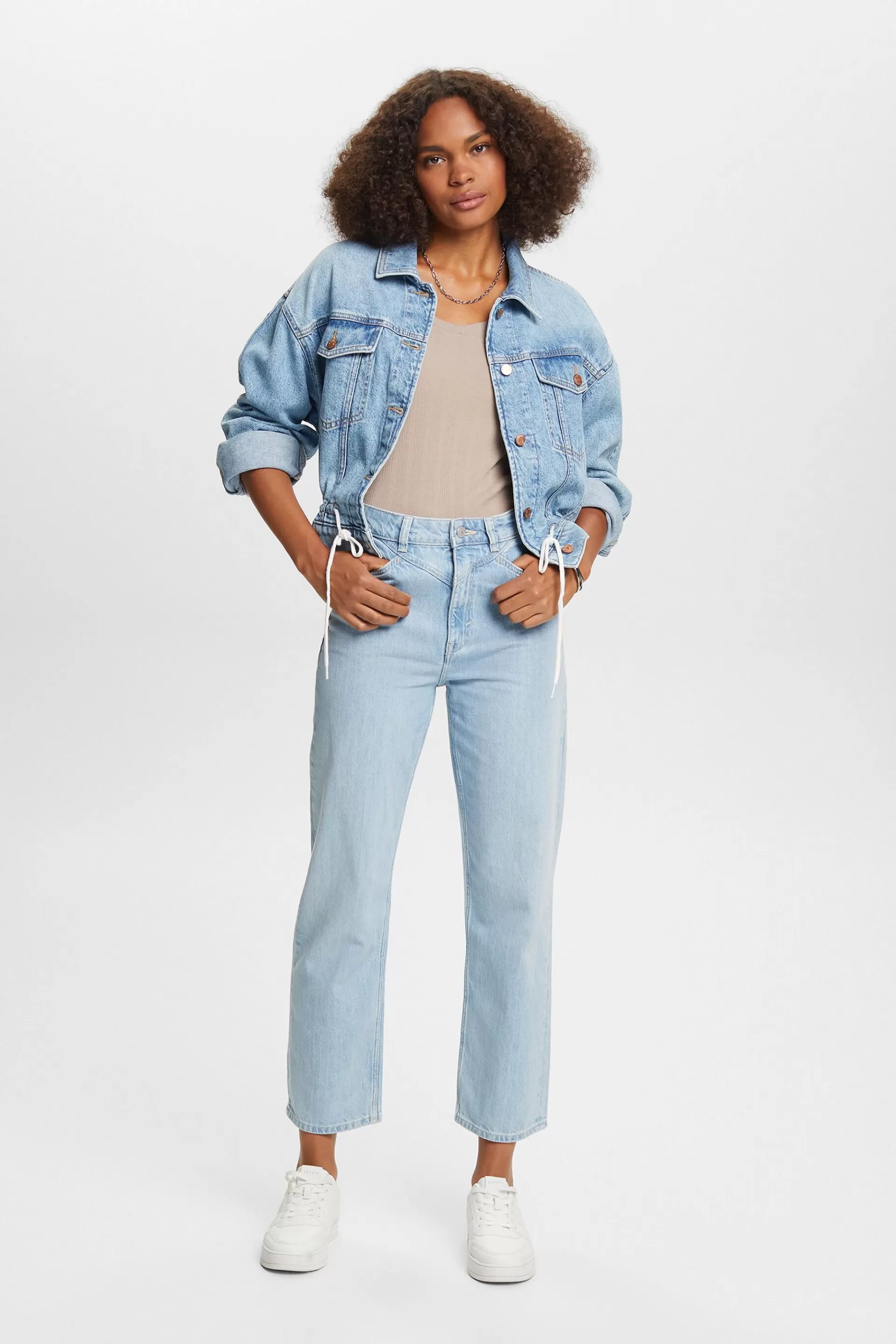 Longsleeve im Pointelle-Design-ESPRIT Discount