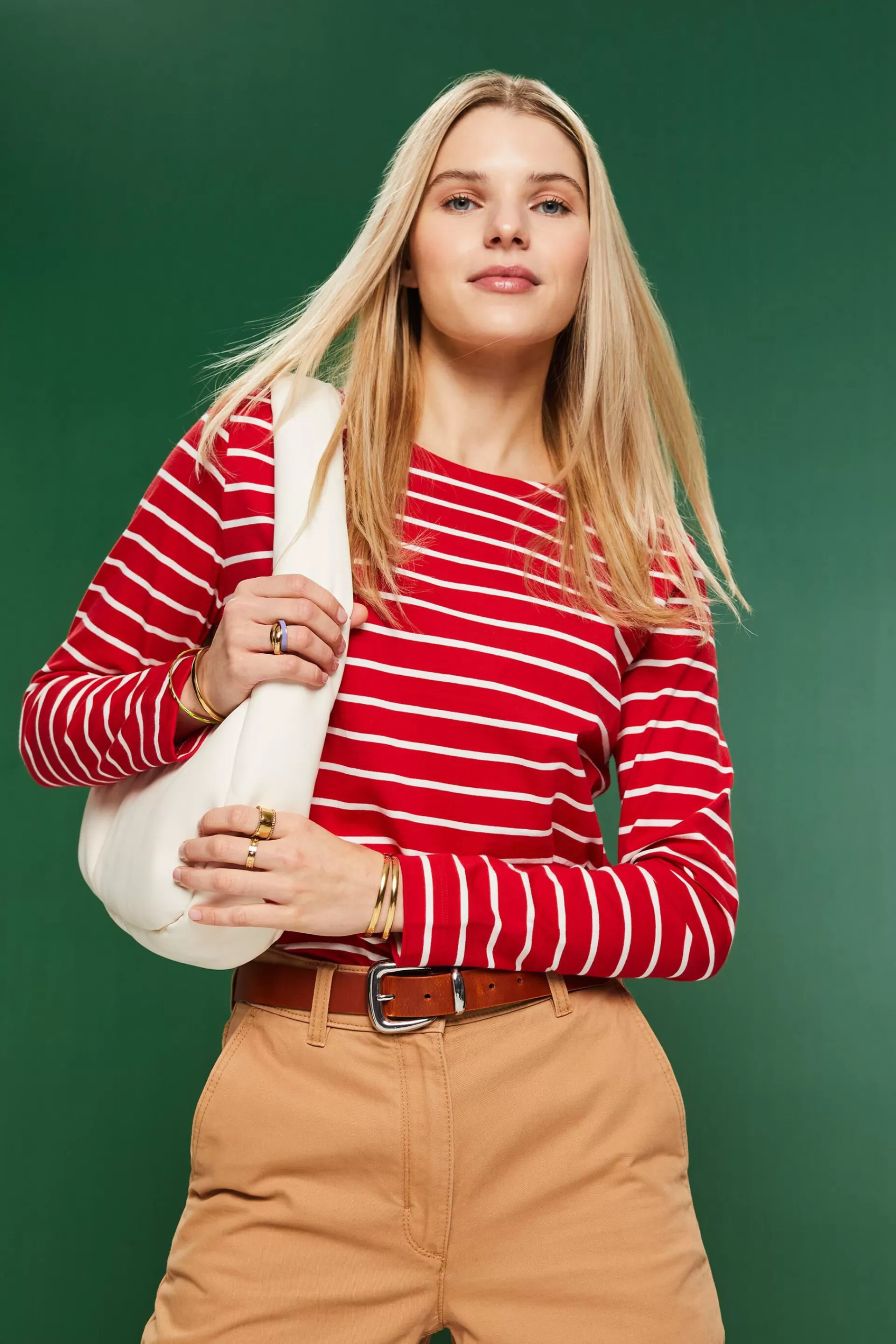 Longsleeve mit Streifen-ESPRIT Fashion