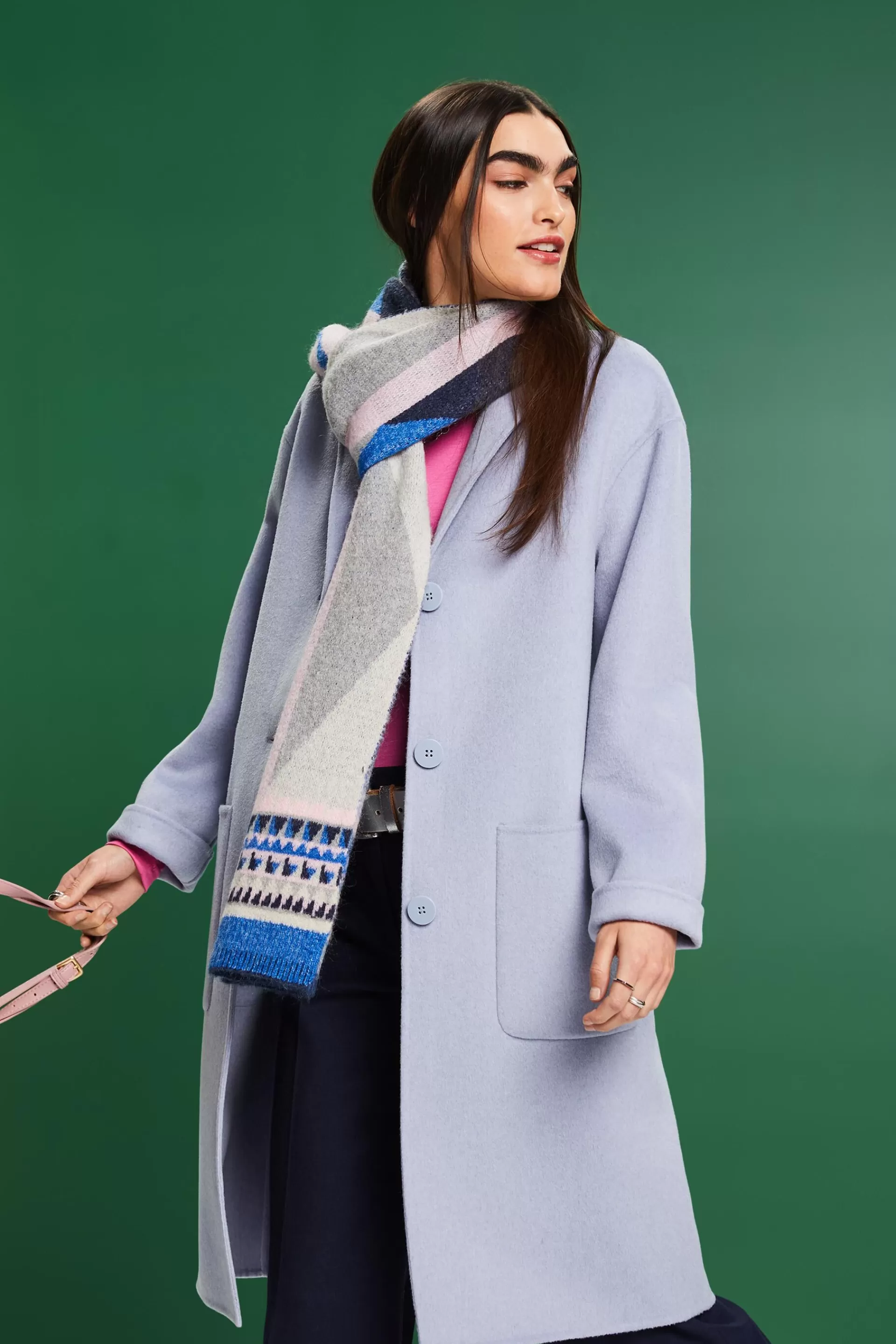 Mantel aus Wollmix-ESPRIT Store