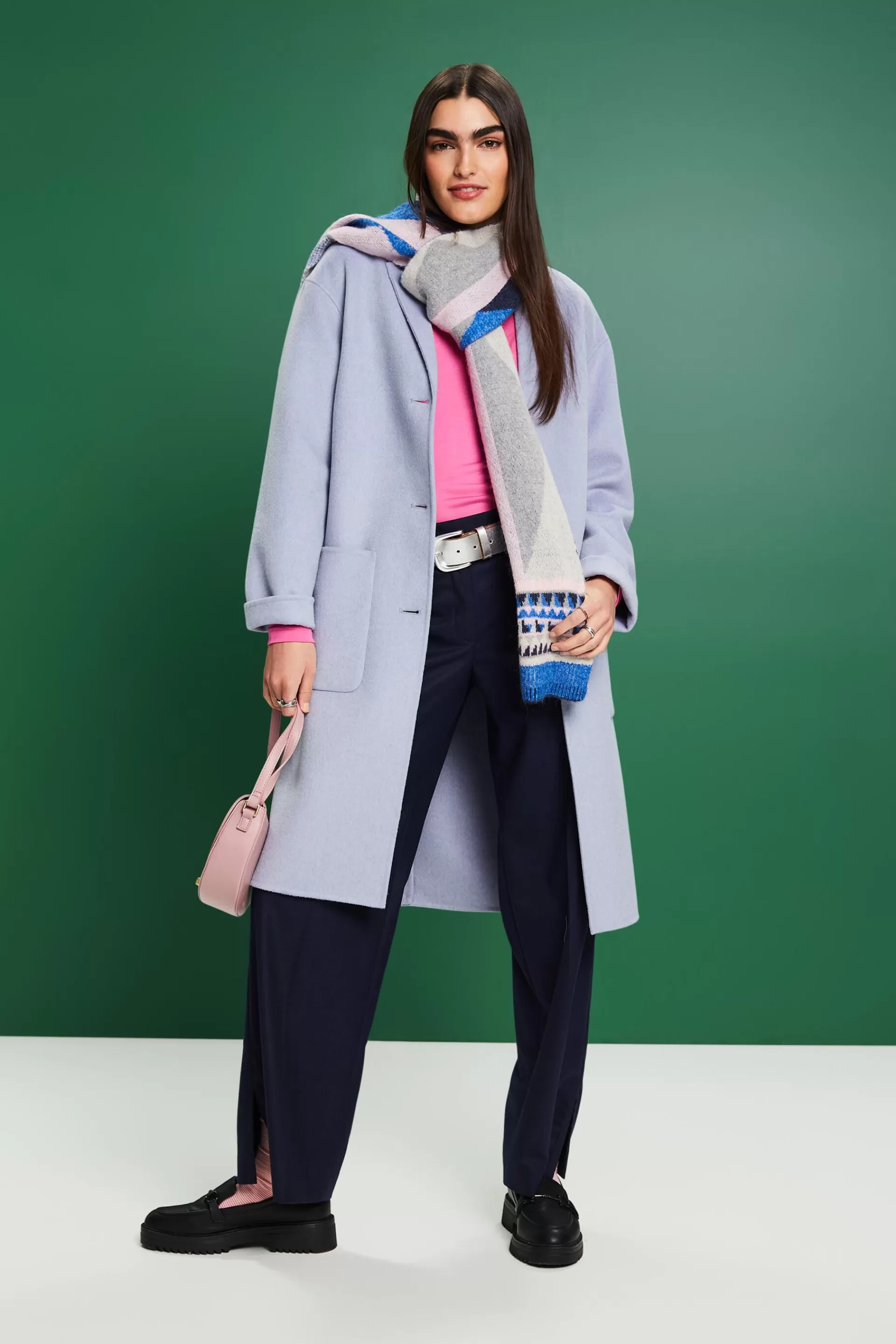 Mantel aus Wollmix-ESPRIT Store