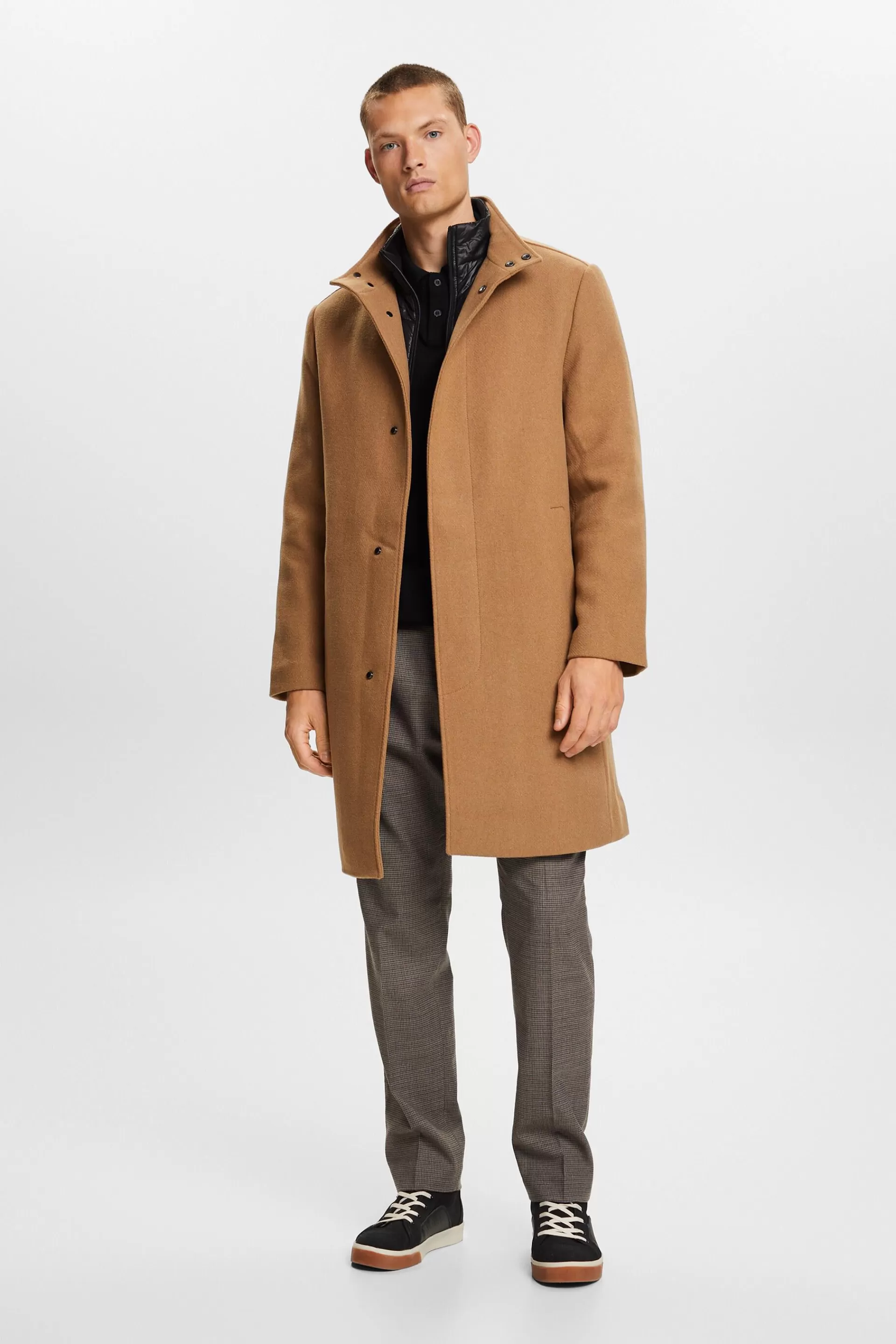 Mantel mit herausnehmbarer Wattierung-ESPRIT Outlet