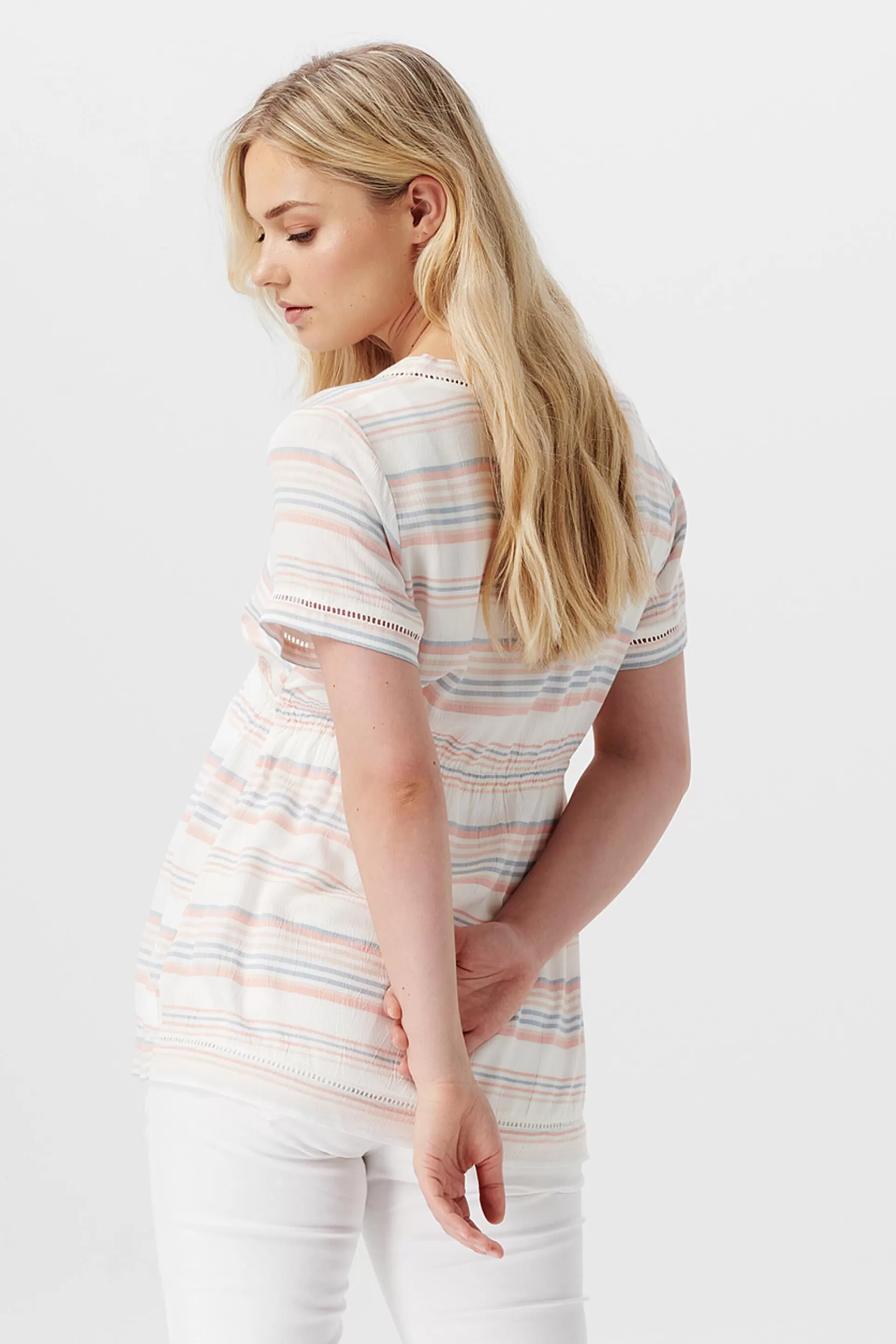 MATERNITY Gestreifte Bluse mit Stillfunktion-ESPRIT Cheap