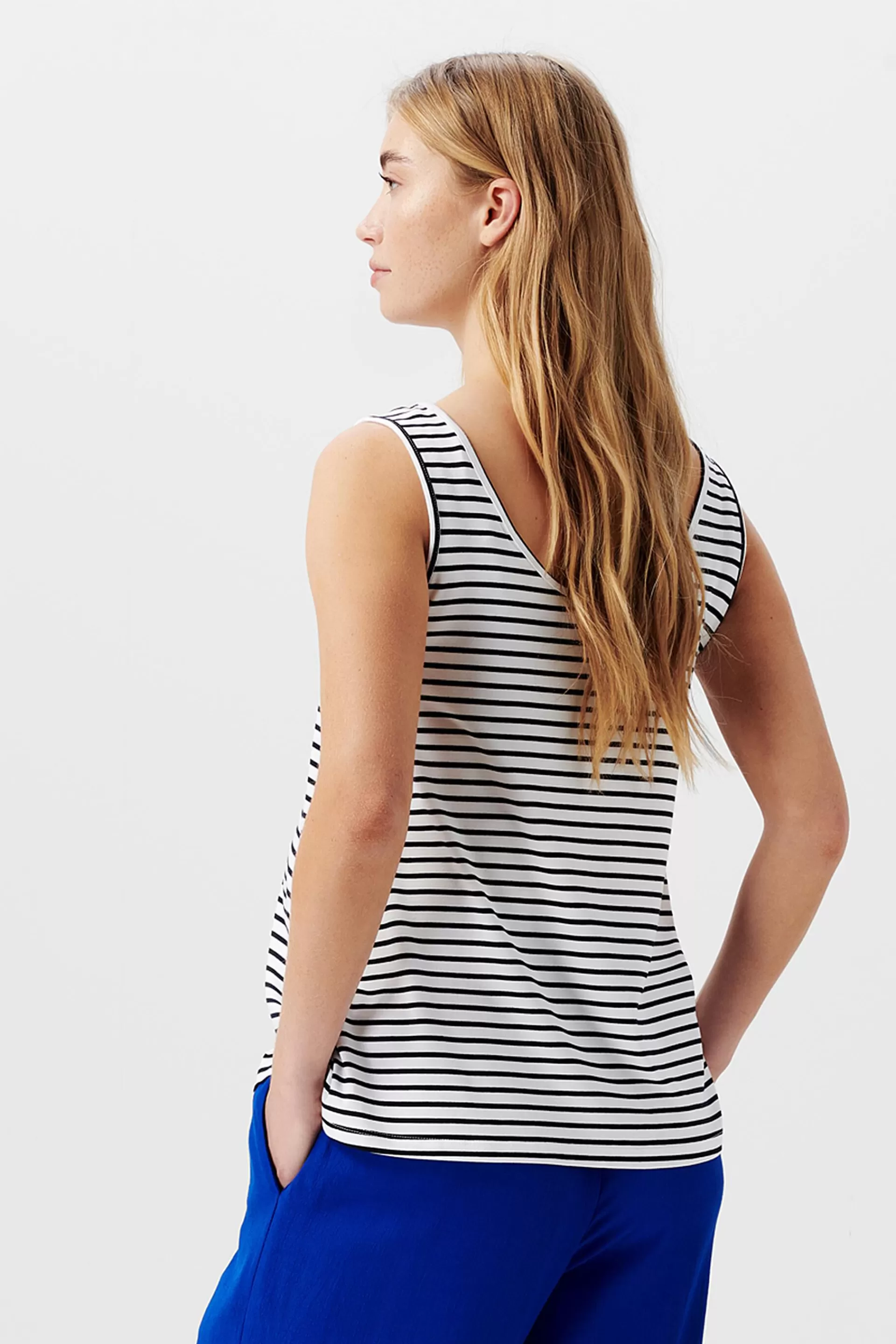 MATERNITY Gestreiftes Jersey-Tanktop-ESPRIT Hot