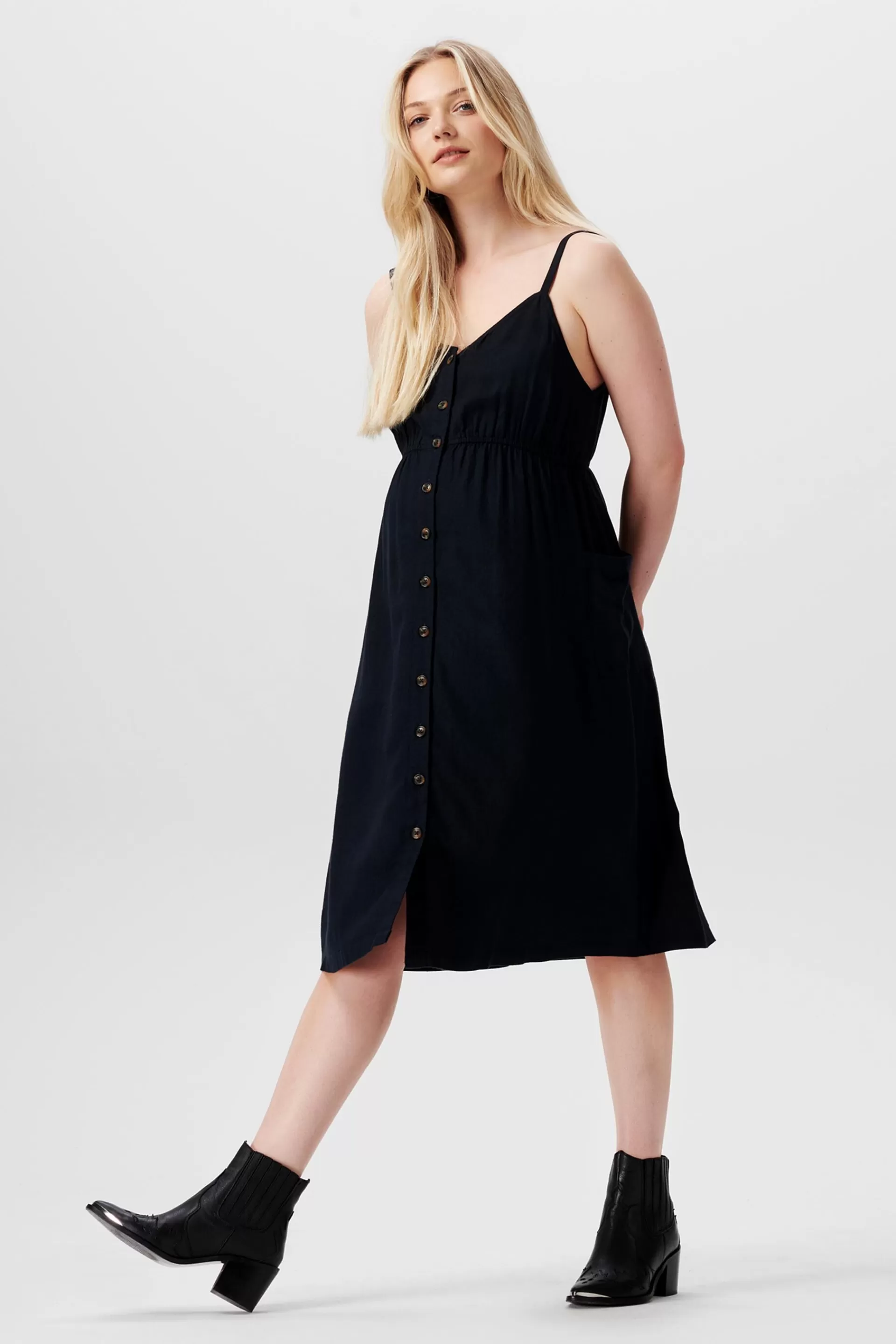 MATERNITY Midikleid mit Stillfunktion-ESPRIT Store
