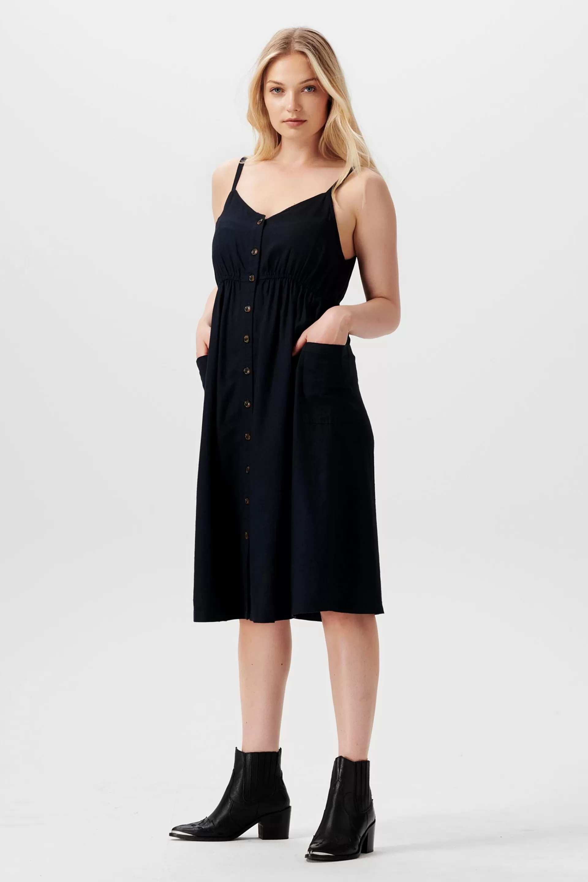 MATERNITY Midikleid mit Stillfunktion-ESPRIT Store