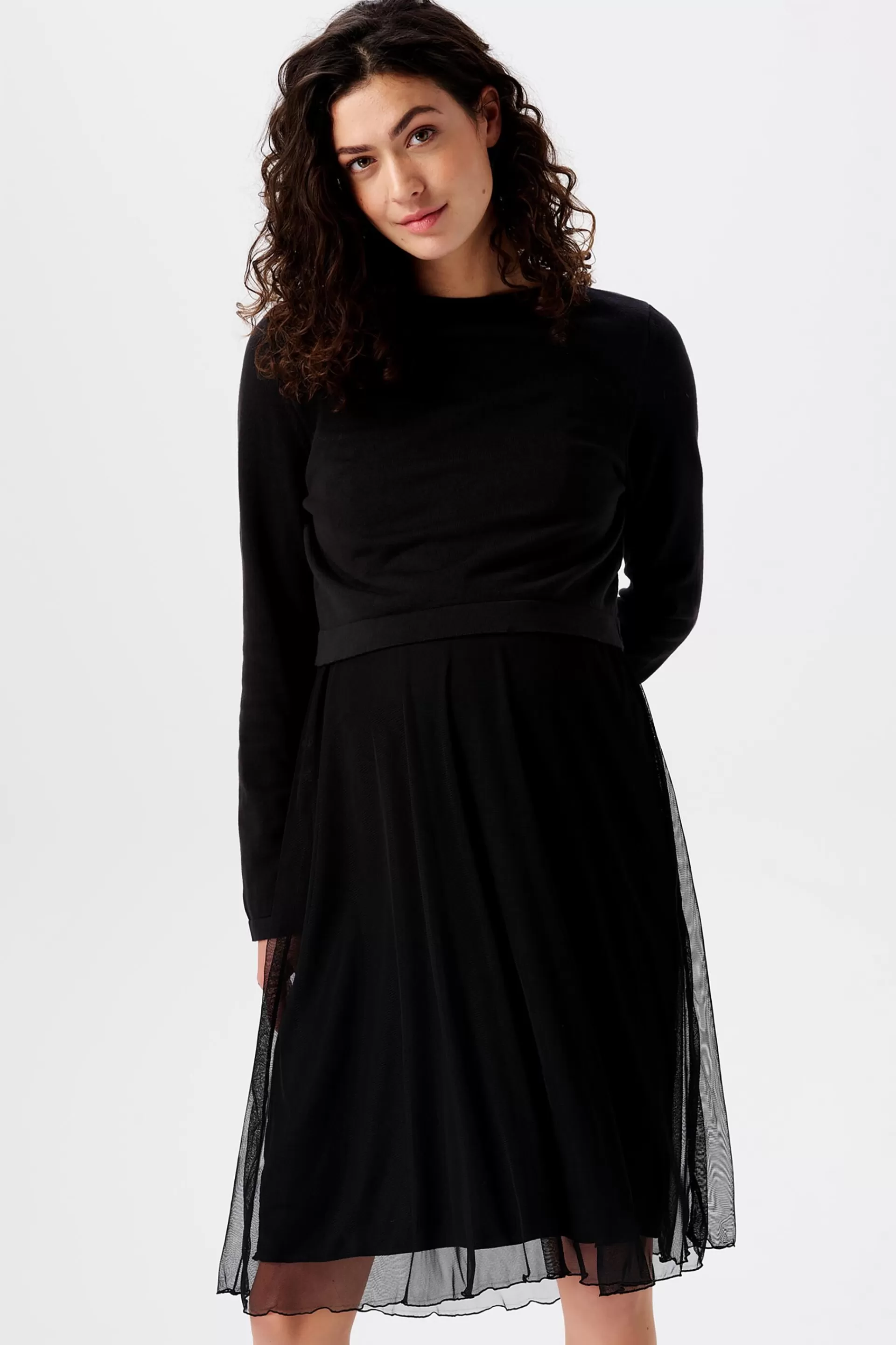 MATERNITY Strickkleid mit Stillfunktion-ESPRIT Clearance