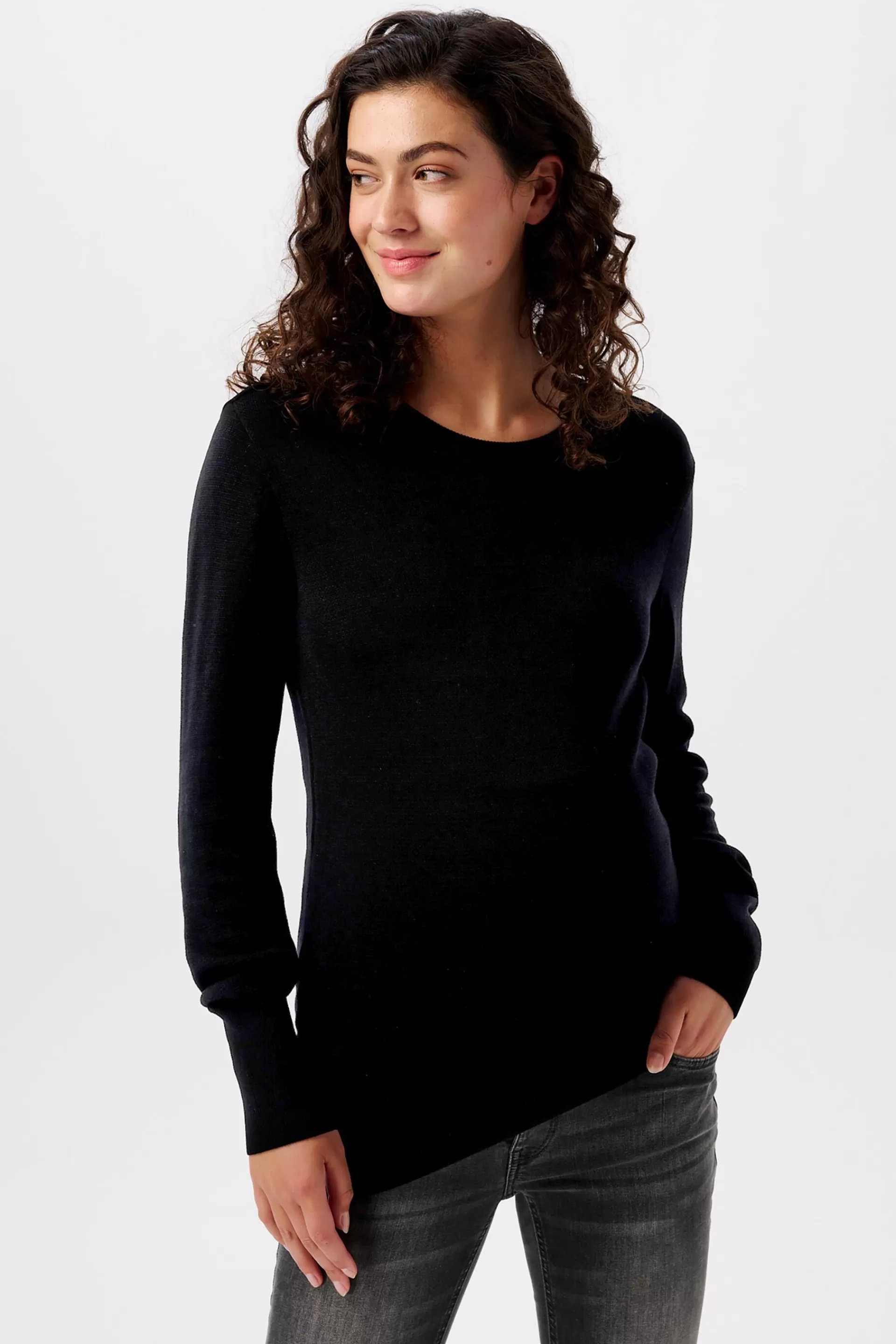 MATERNITY Sweatshirt mit Rundhalsausschnitt-ESPRIT Fashion
