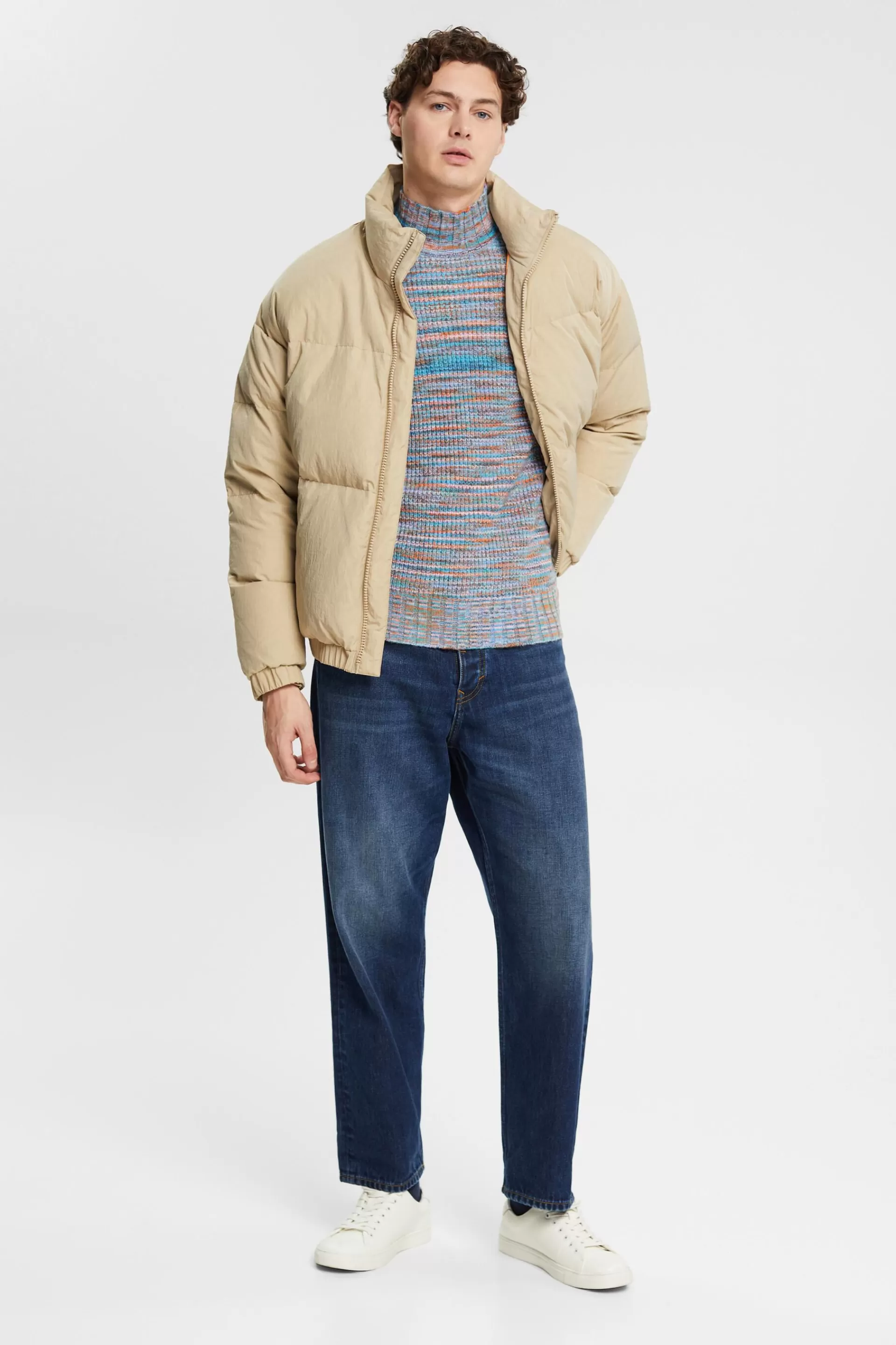 Mehrfarbiger Rollkragenpullover-ESPRIT Clearance