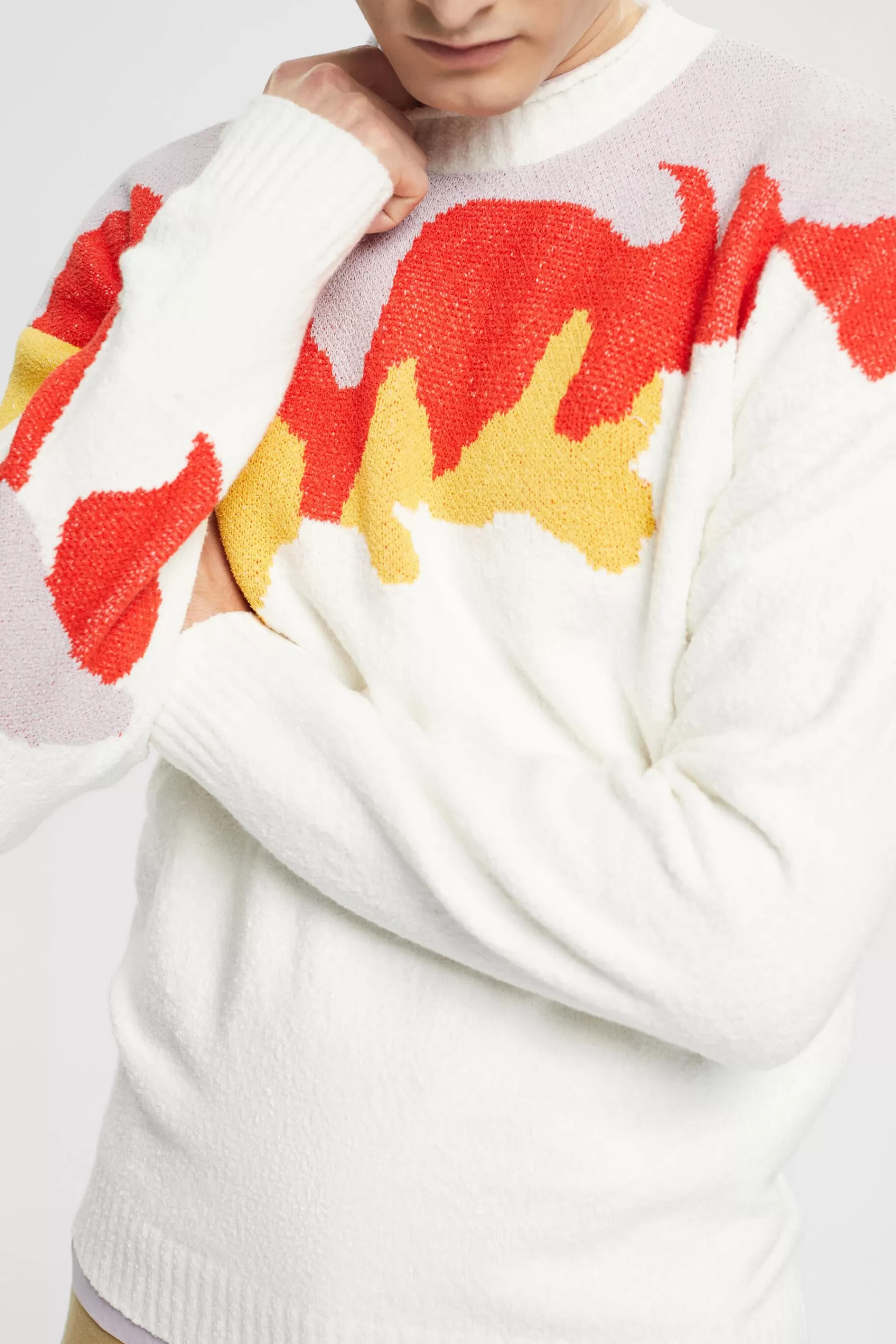 Mehrfarbiger Strickpullover-ESPRIT New