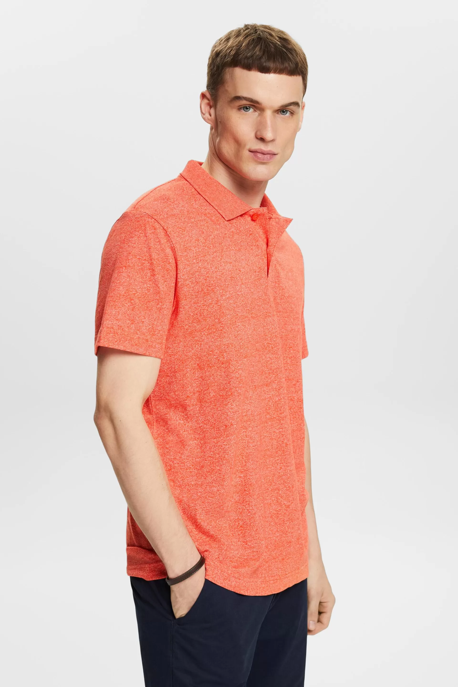 Meliertes Poloshirt-ESPRIT Flash Sale