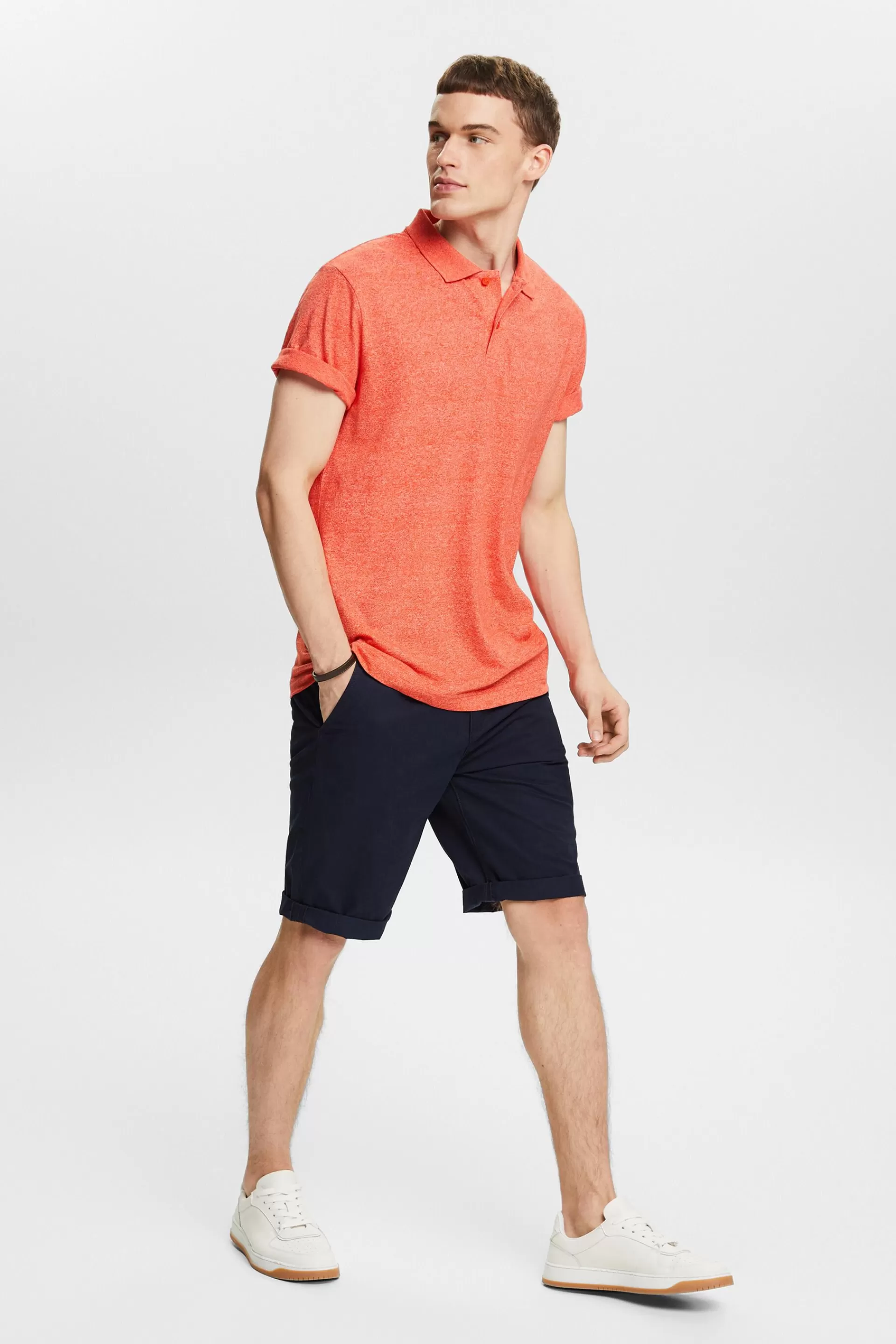 Meliertes Poloshirt-ESPRIT Flash Sale