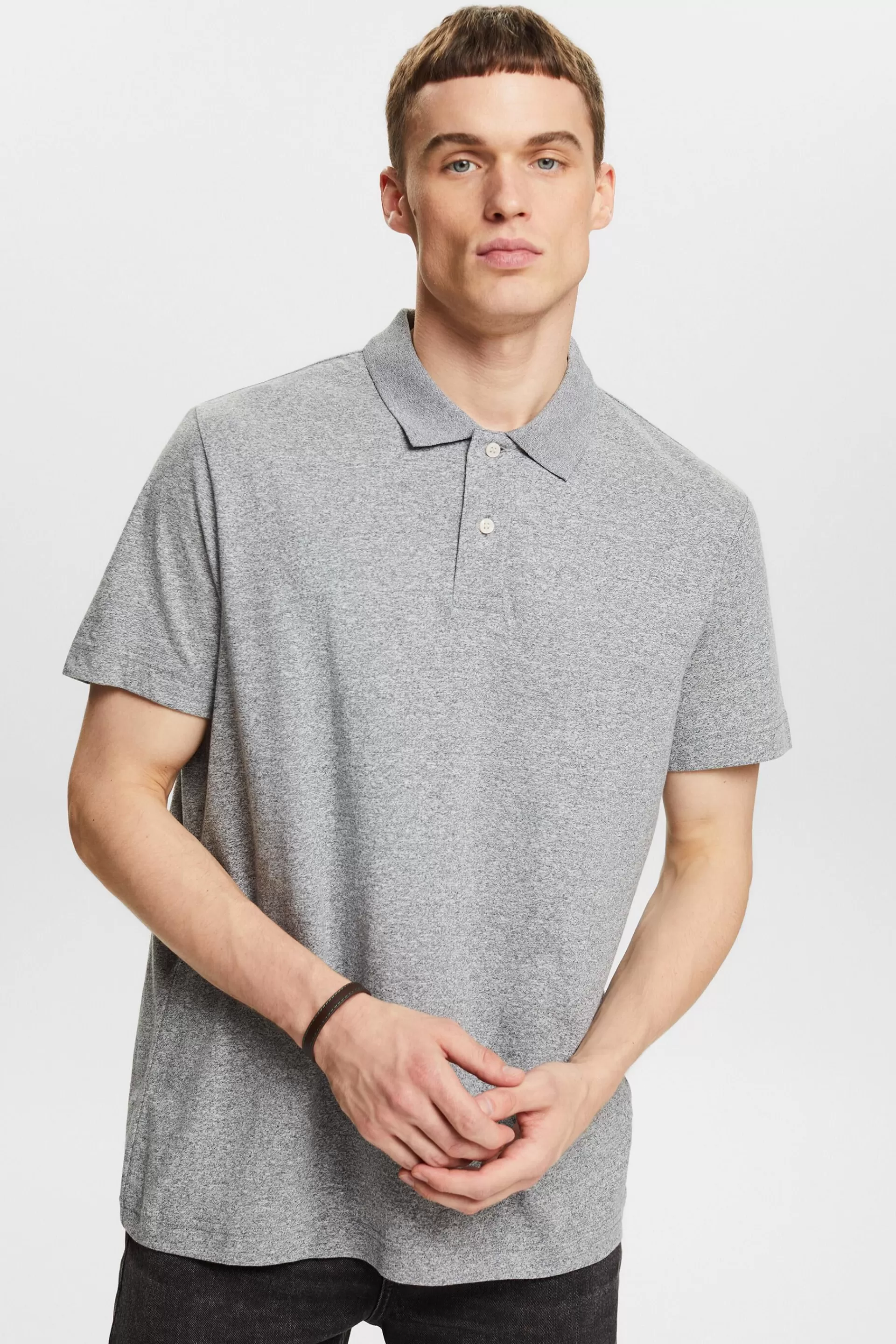 Meliertes Poloshirt-ESPRIT Discount
