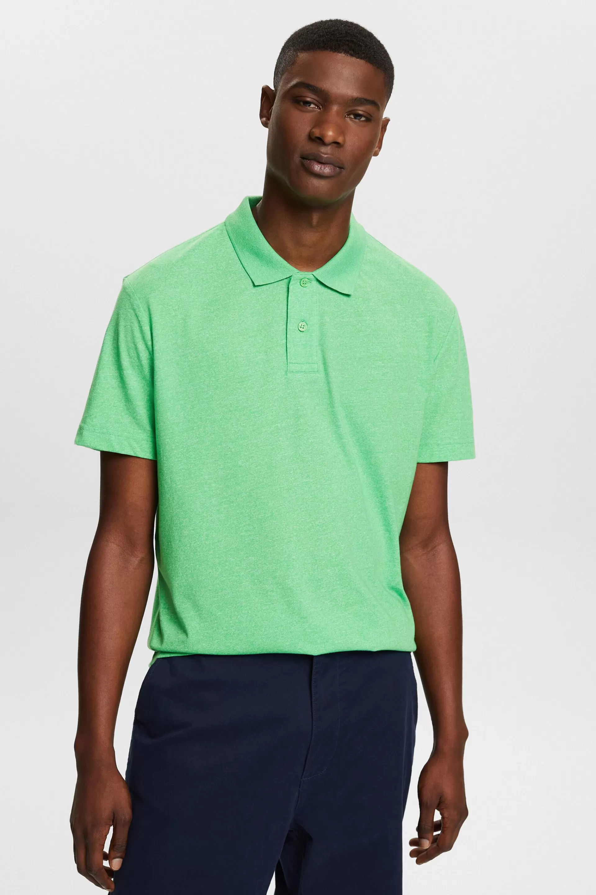 Meliertes Poloshirt-ESPRIT Cheap