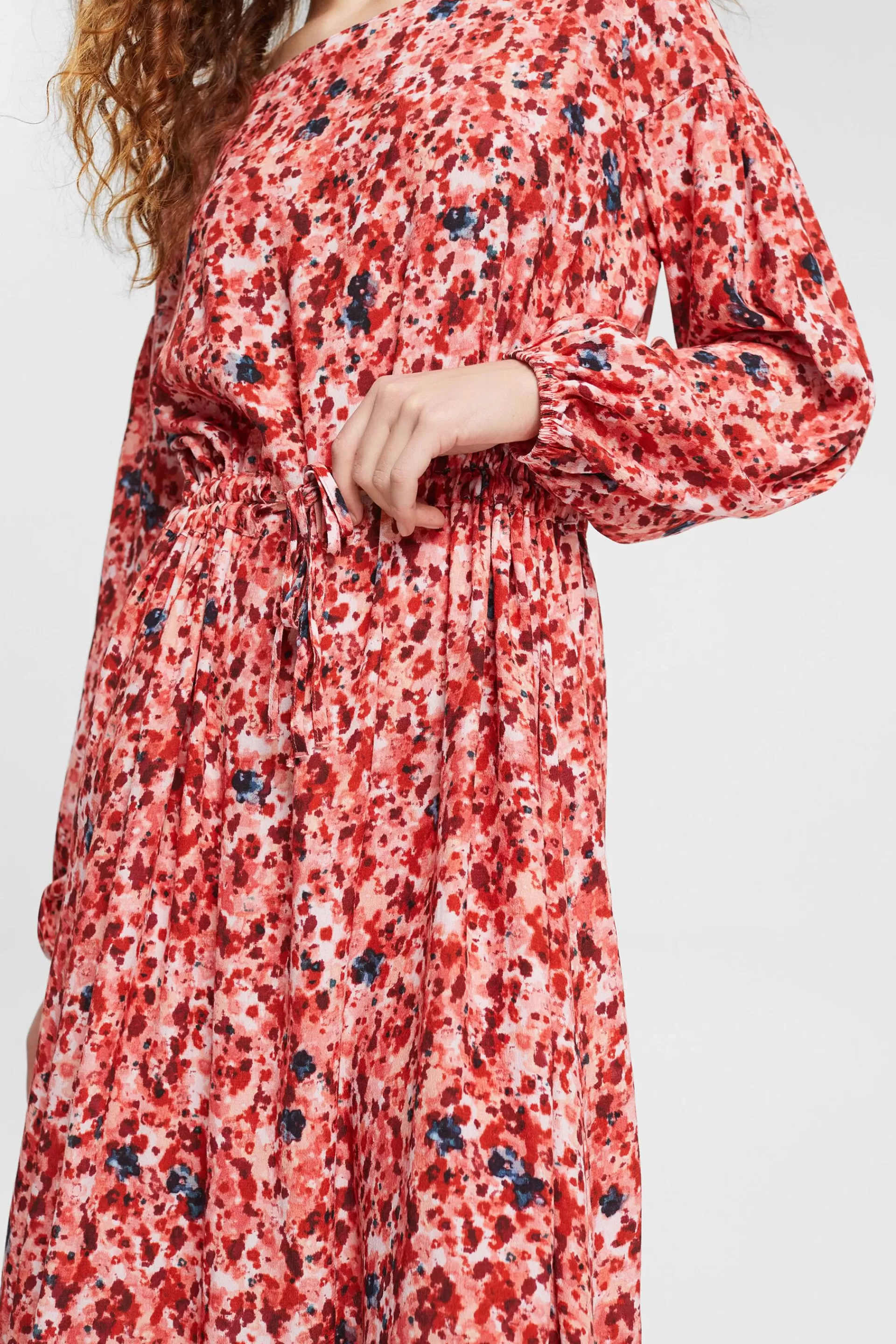 Midikleid mit Muster-ESPRIT Best