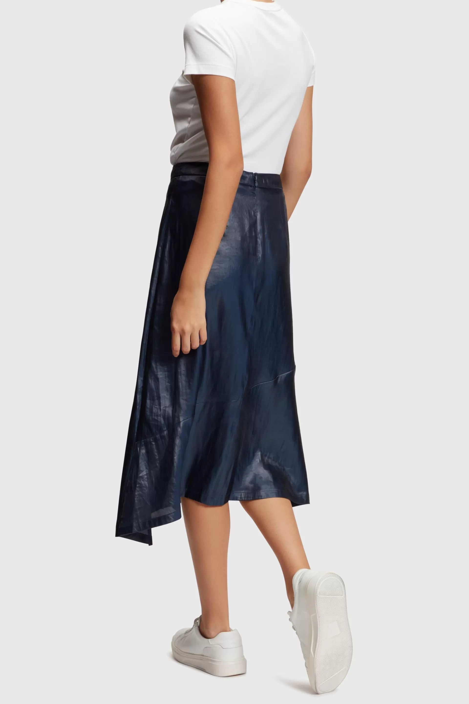 Midirock im Metallic-Look-ESPRIT Fashion