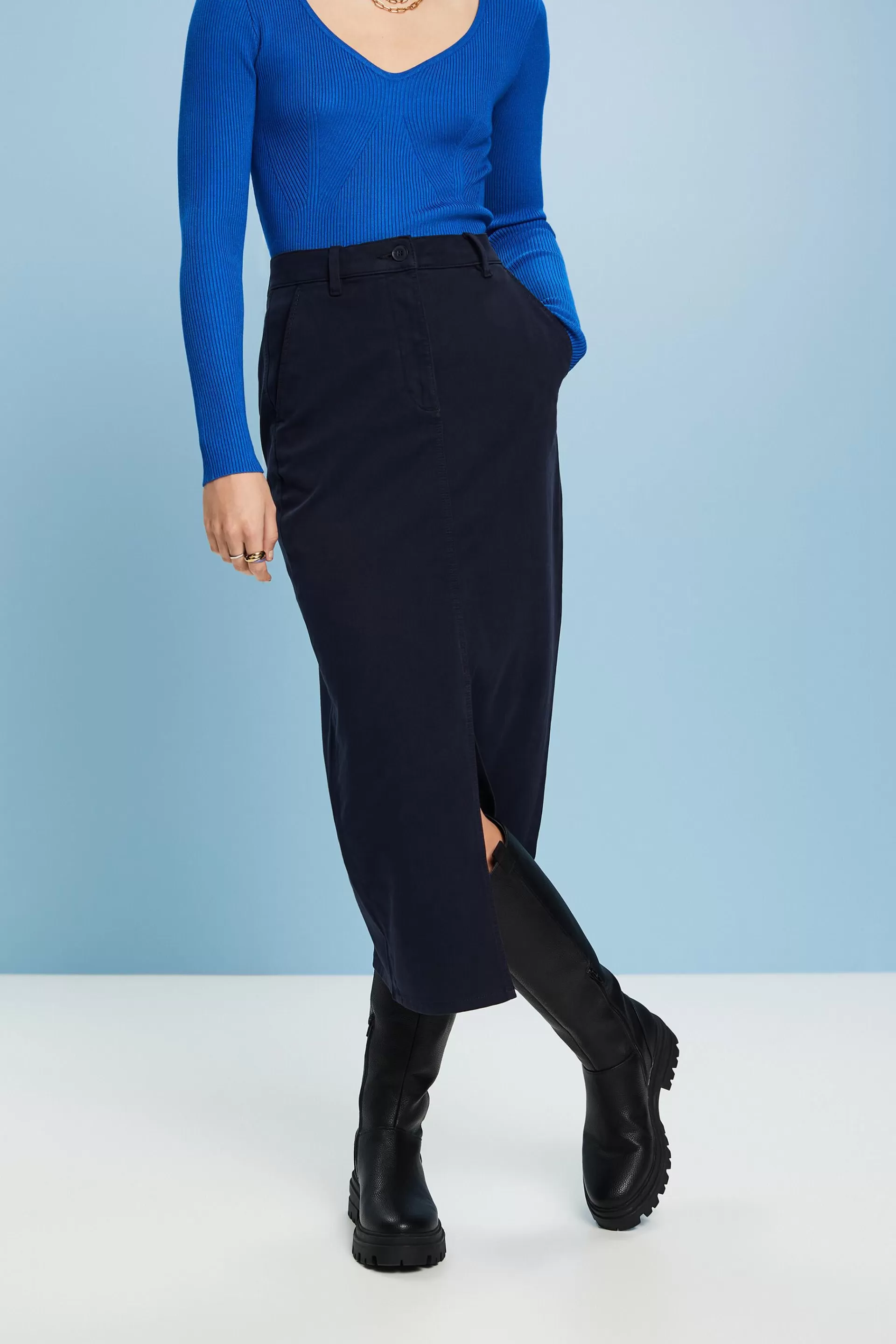 Midirock mit Schlitz-ESPRIT Cheap