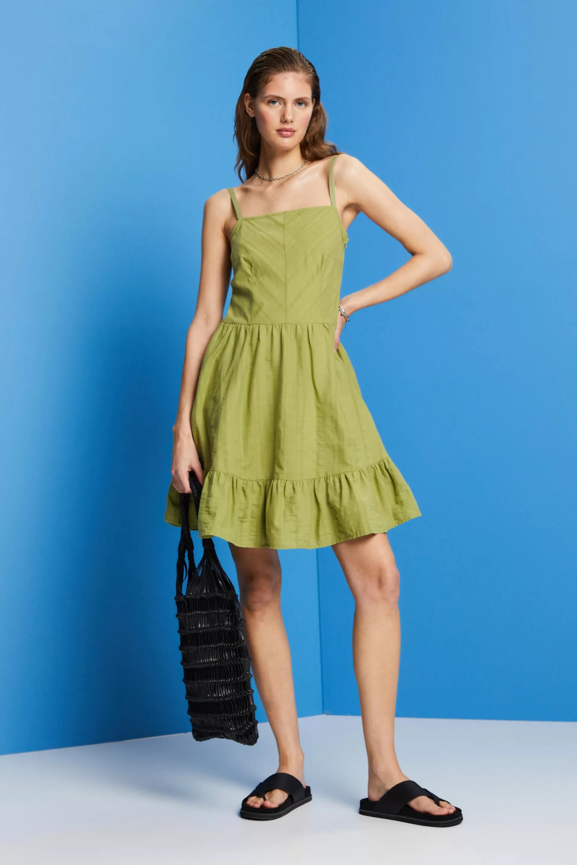Minikleid aus Baumwolle-ESPRIT Best
