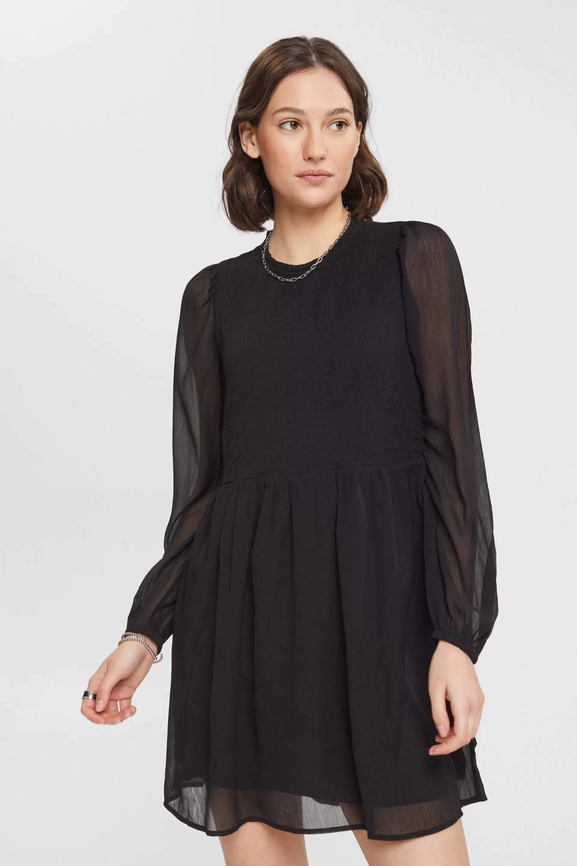 Minikleid aus Chiffon-ESPRIT Cheap