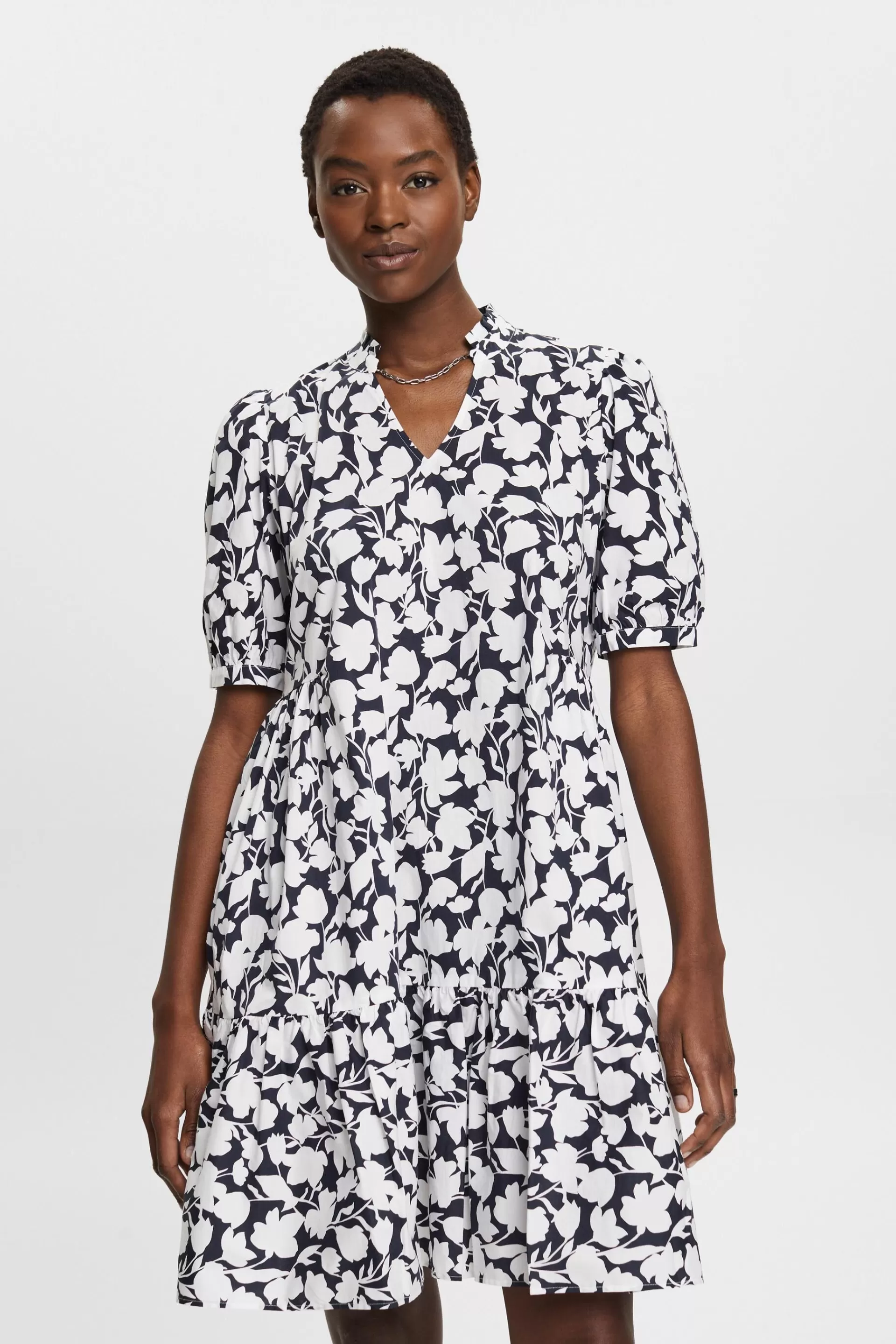 Minikleid aus Popeline-ESPRIT New