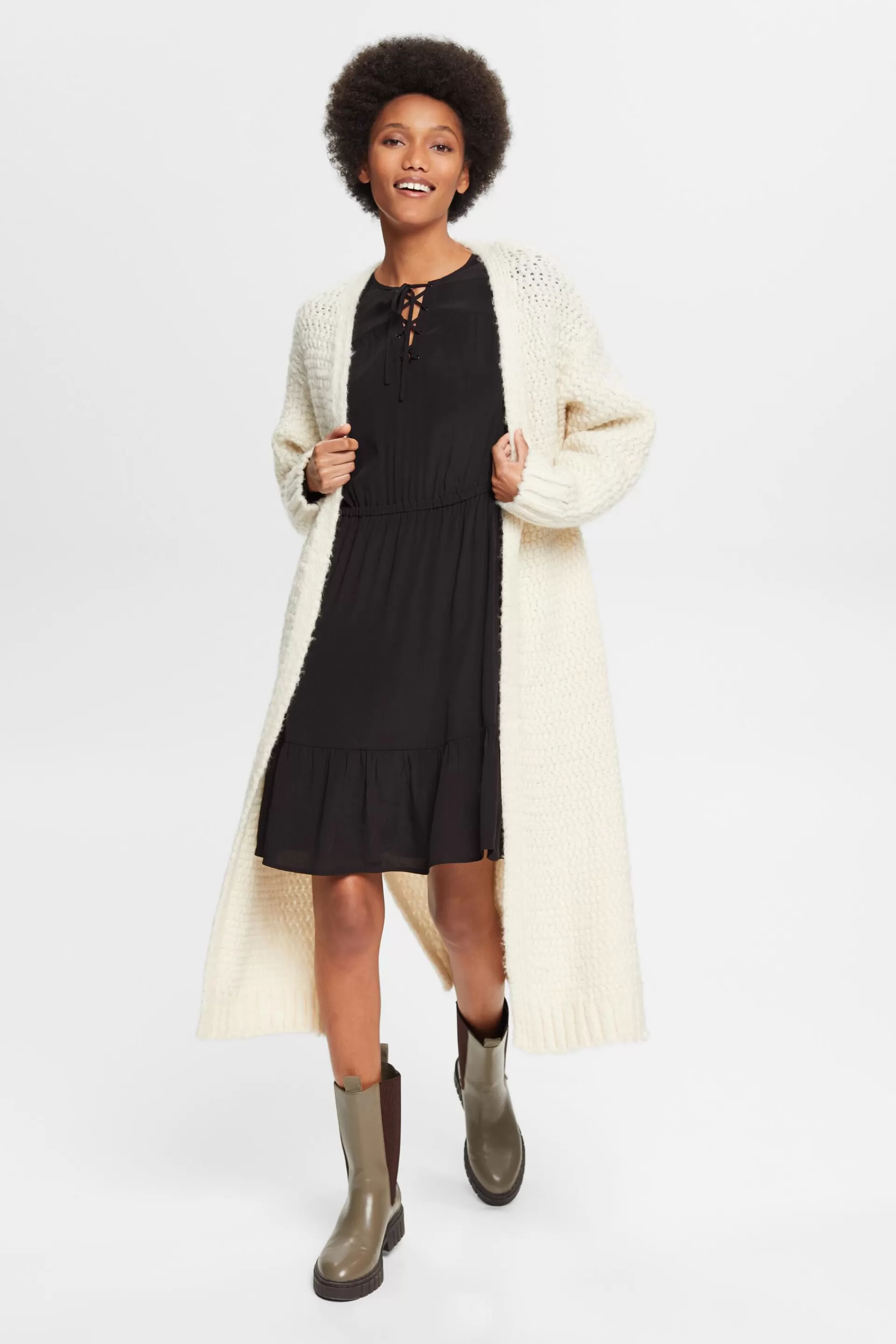 Minikleid mit Bindedetail-ESPRIT New
