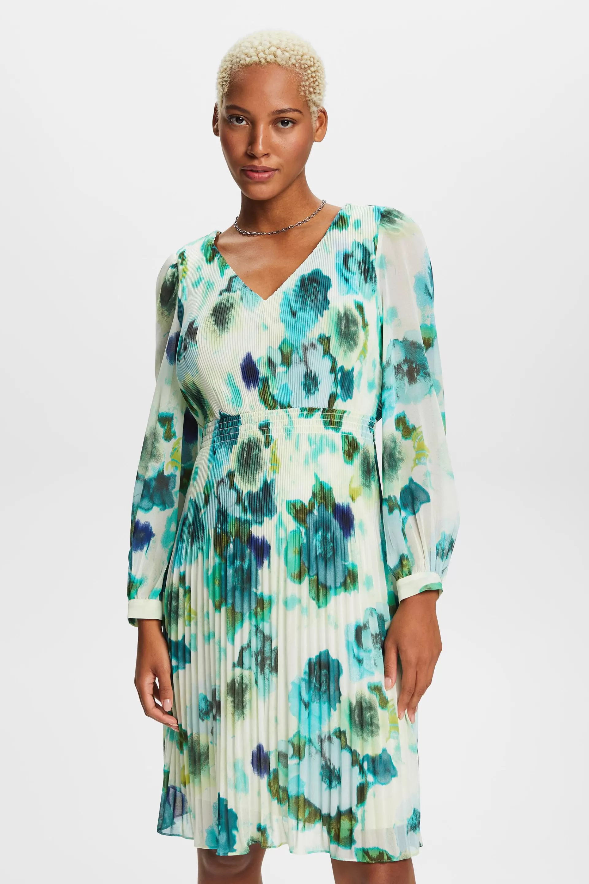 Minikleid mit floralem Allover-Print-ESPRIT Sale