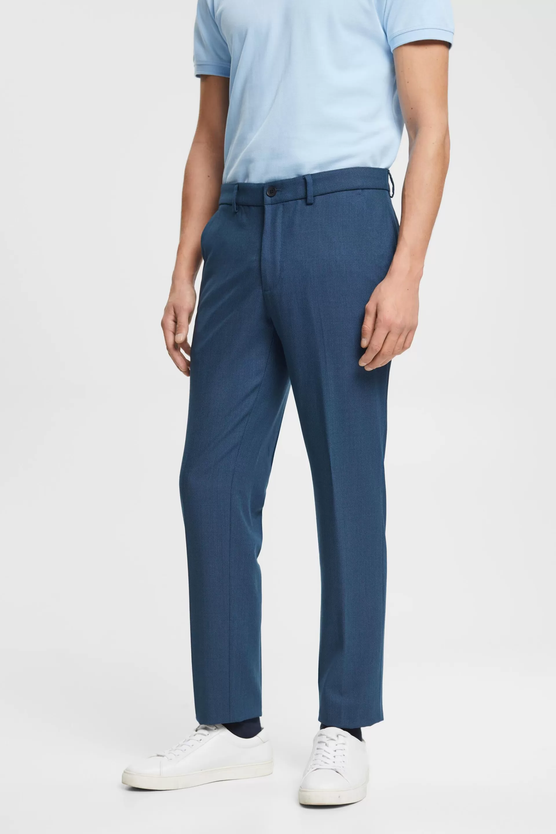 Mix & Match: Anzughose mit Birdseye-Muster-ESPRIT Best Sale