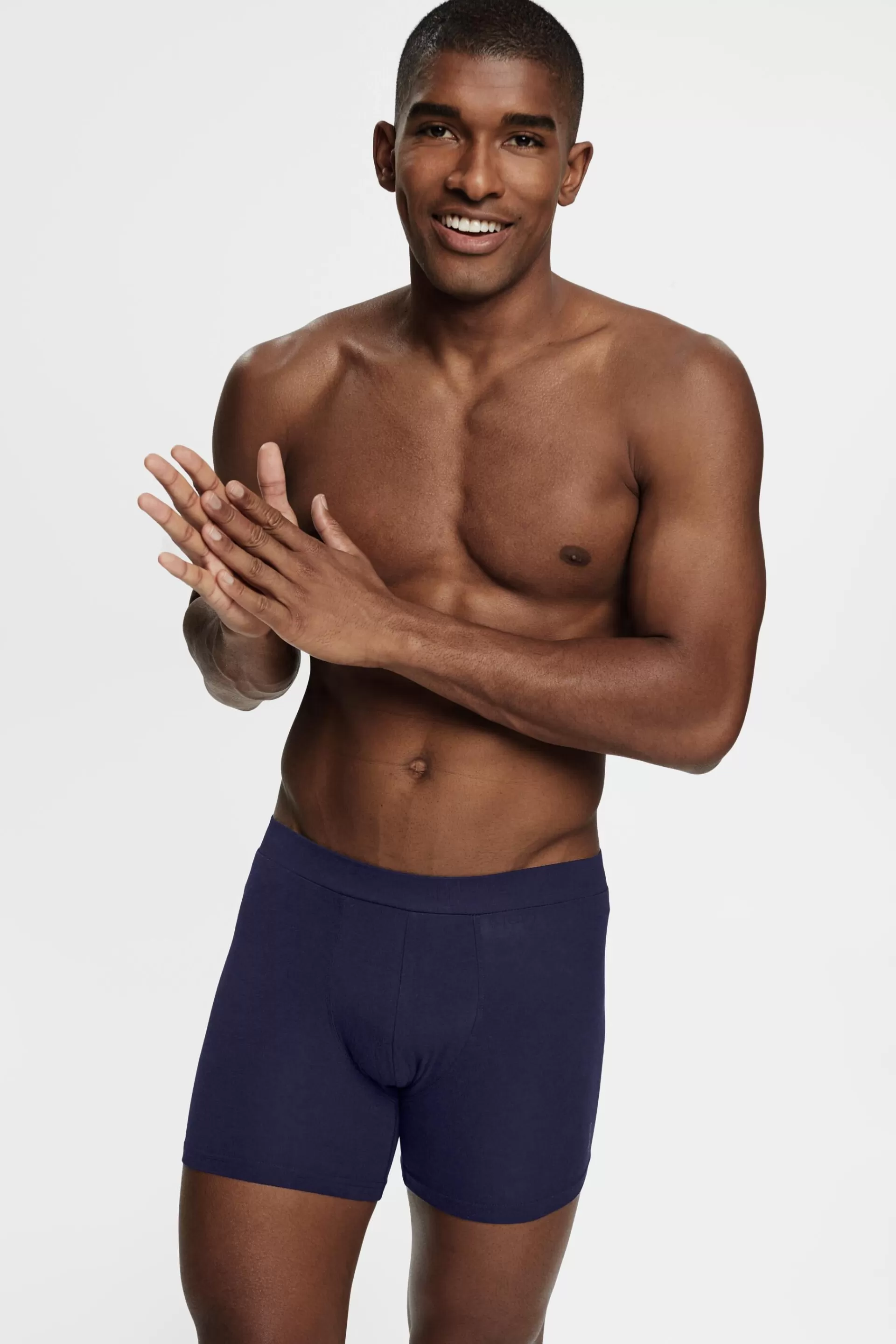 Multipack Herren-Shorts mit langem Bein aus Baumwollmix-ESPRIT Shop