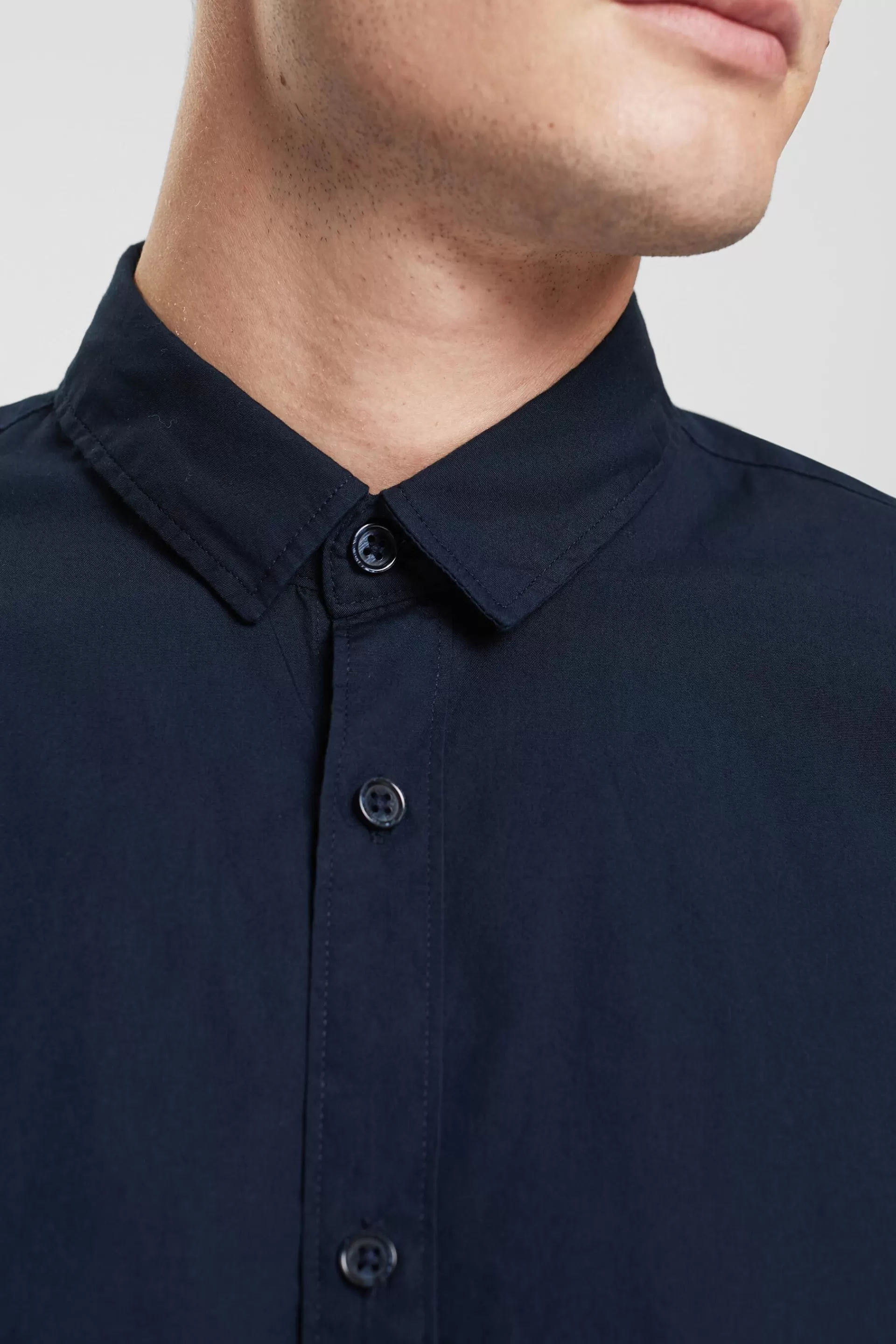 Nachhaltiges Baumwollhemd Slim Fit-ESPRIT Discount