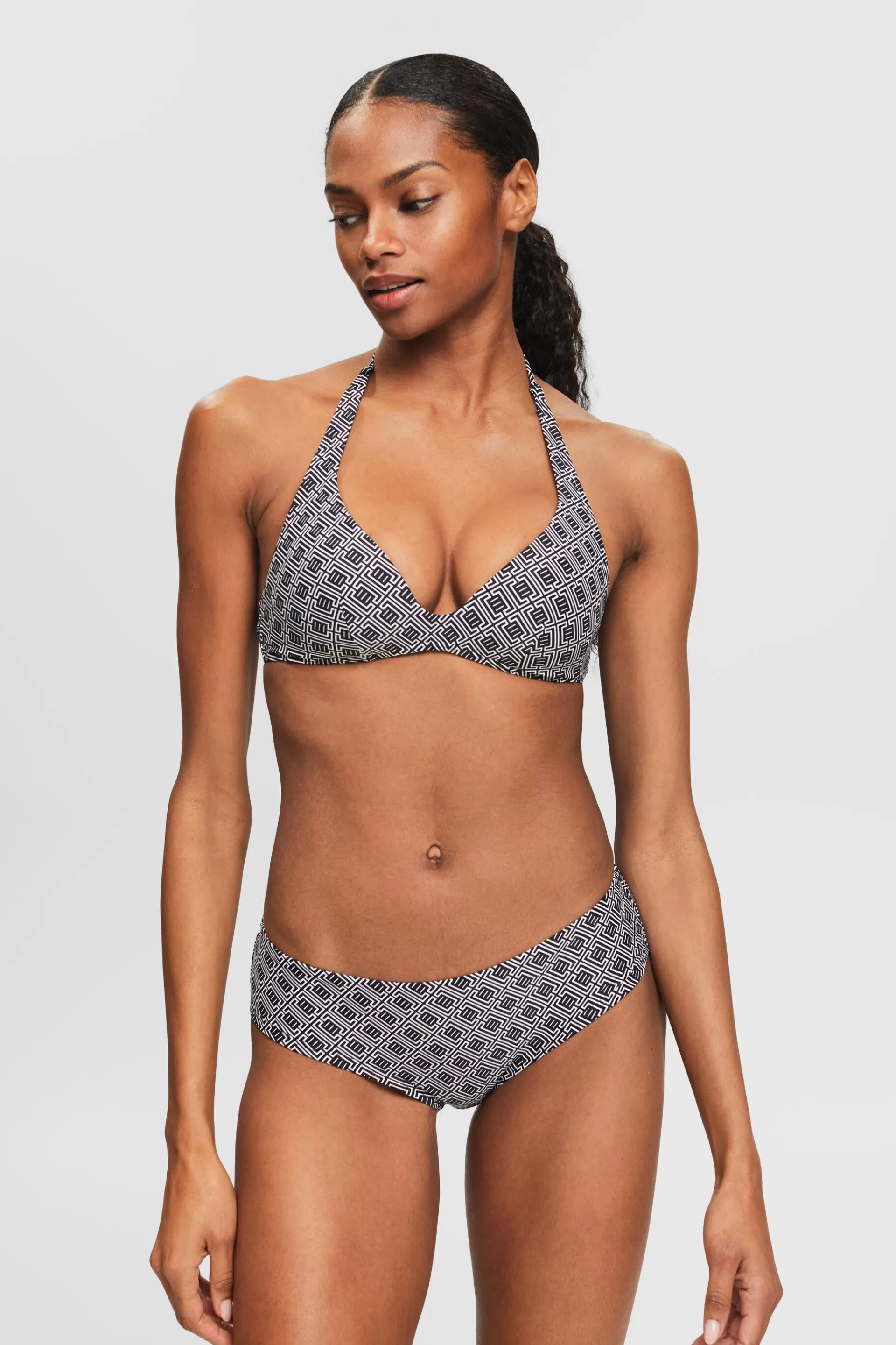 Neckholder-Bikinitop mit Print-ESPRIT Shop
