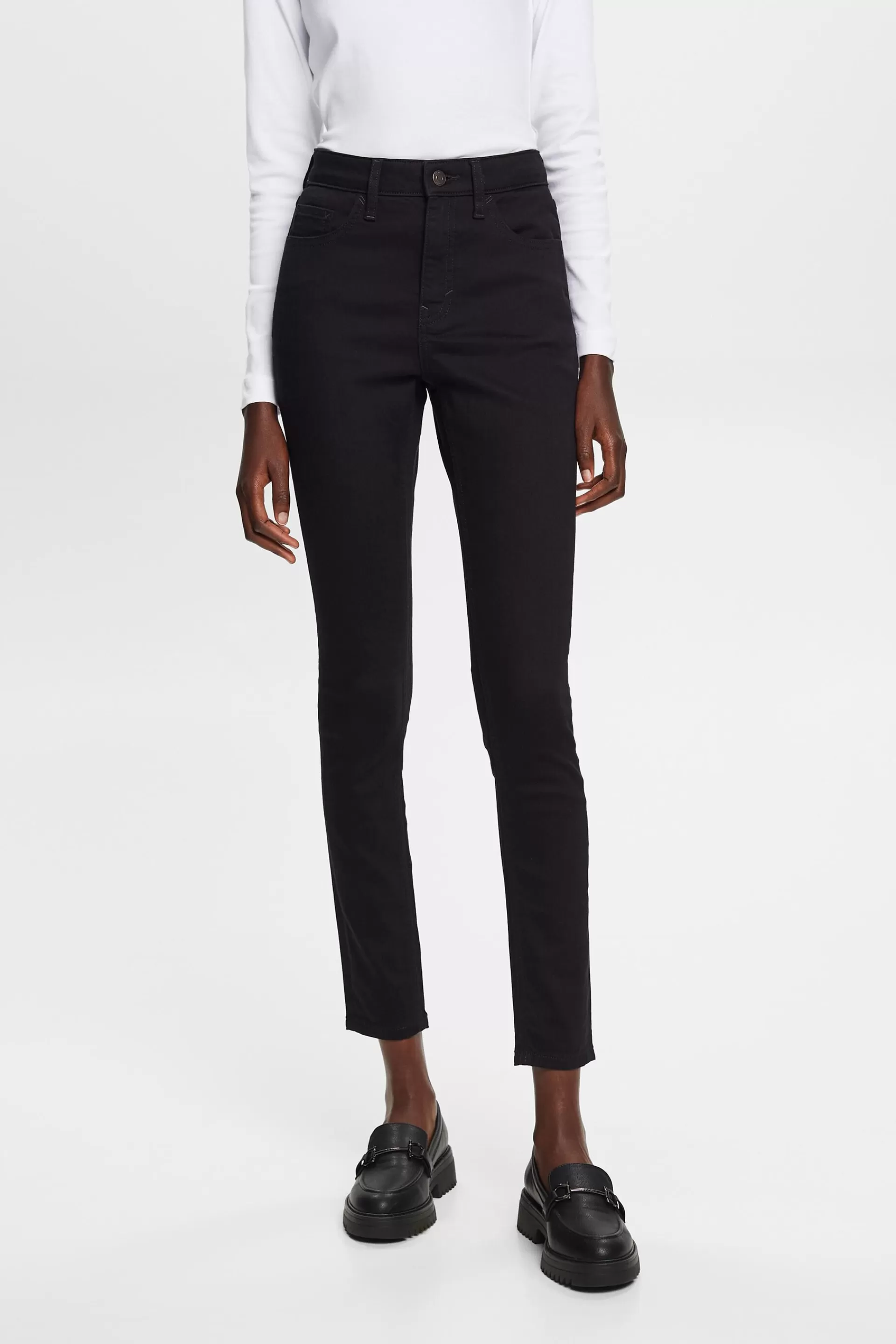 Non-fade Skinny Jeans, Baumwollstretch-ESPRIT Outlet