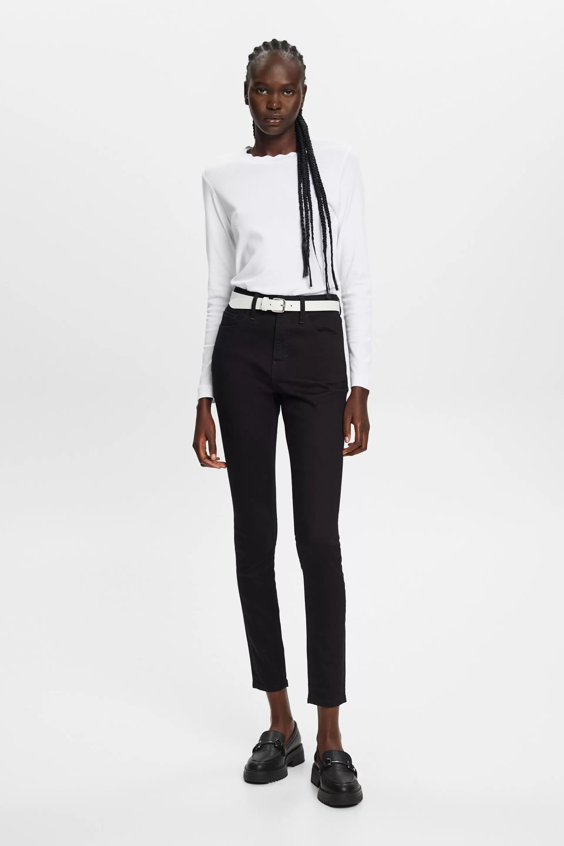 Non-fade Skinny Jeans, Baumwollstretch-ESPRIT Outlet