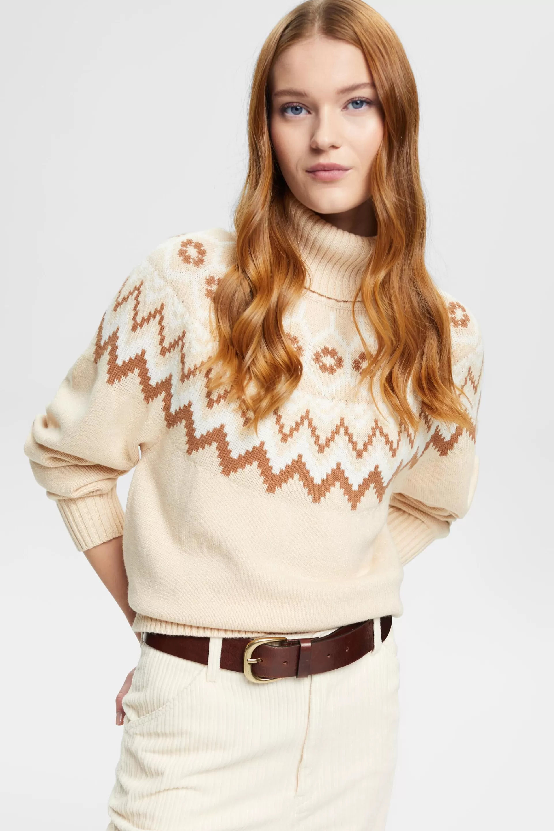 Norweger-Pullover mit Rollkragen-ESPRIT Discount