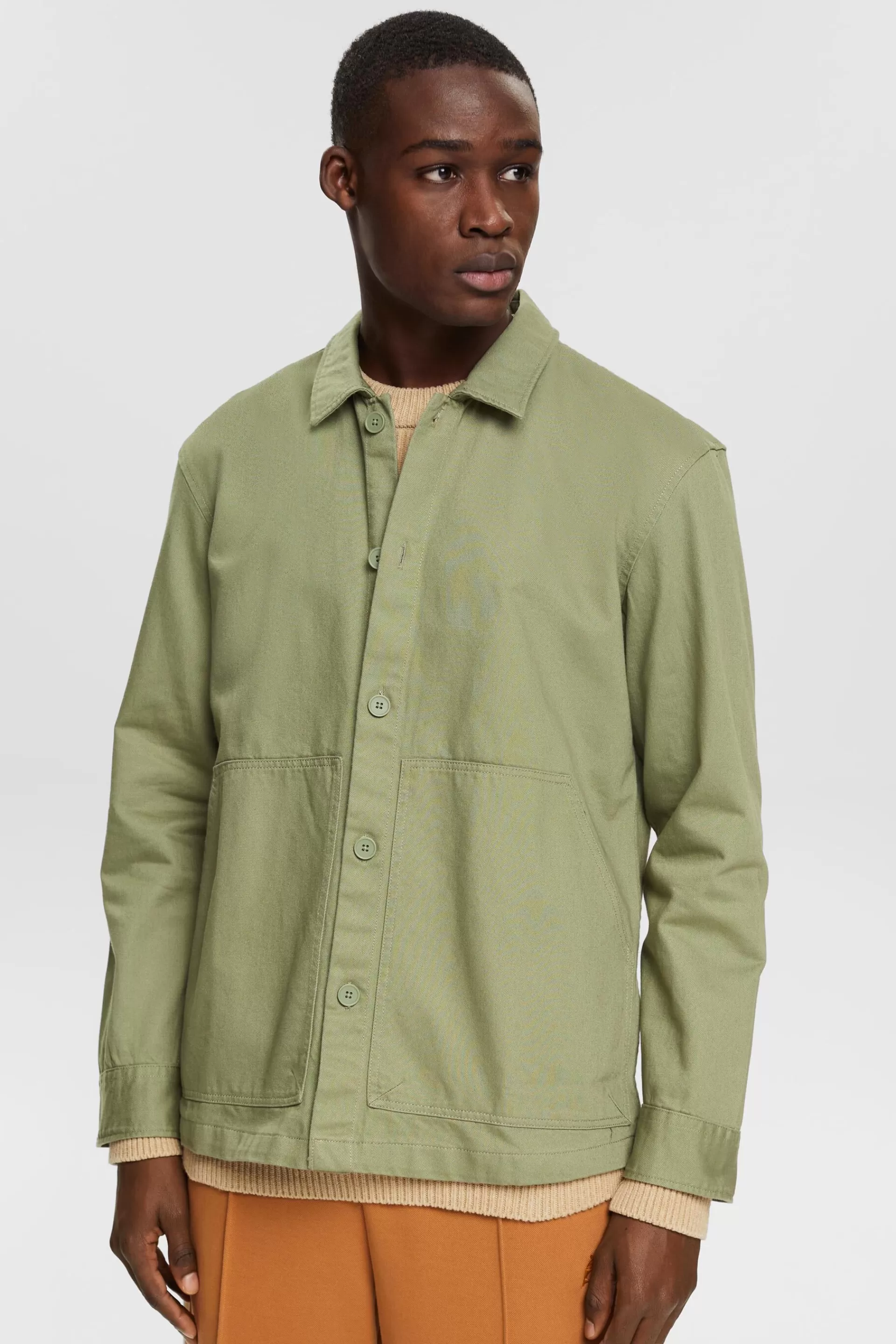 Overshirt aus Bio-Cotton-Qualität-ESPRIT Shop