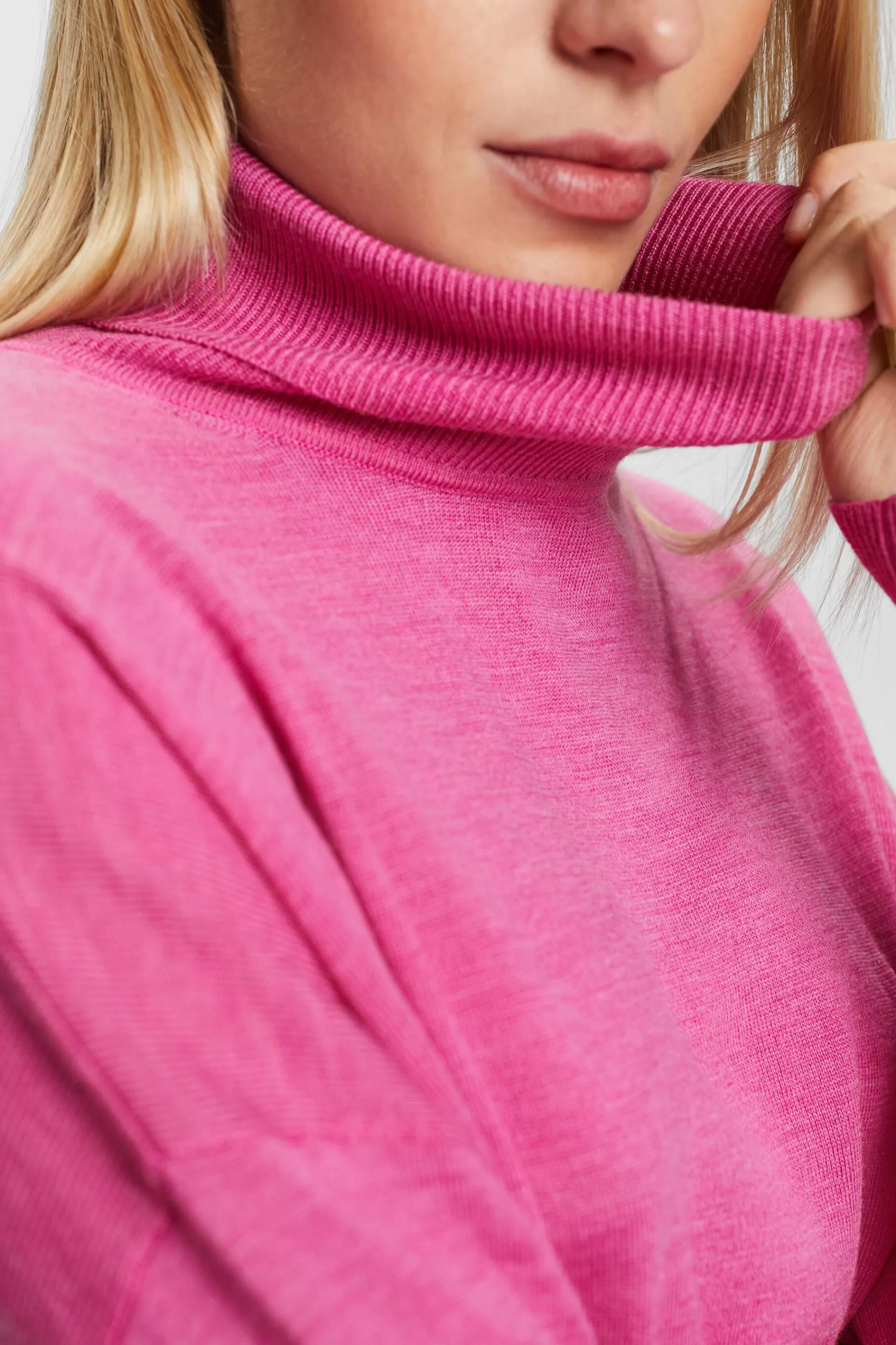 Oversize Rollkragenpullover aus Wolle-ESPRIT Best Sale