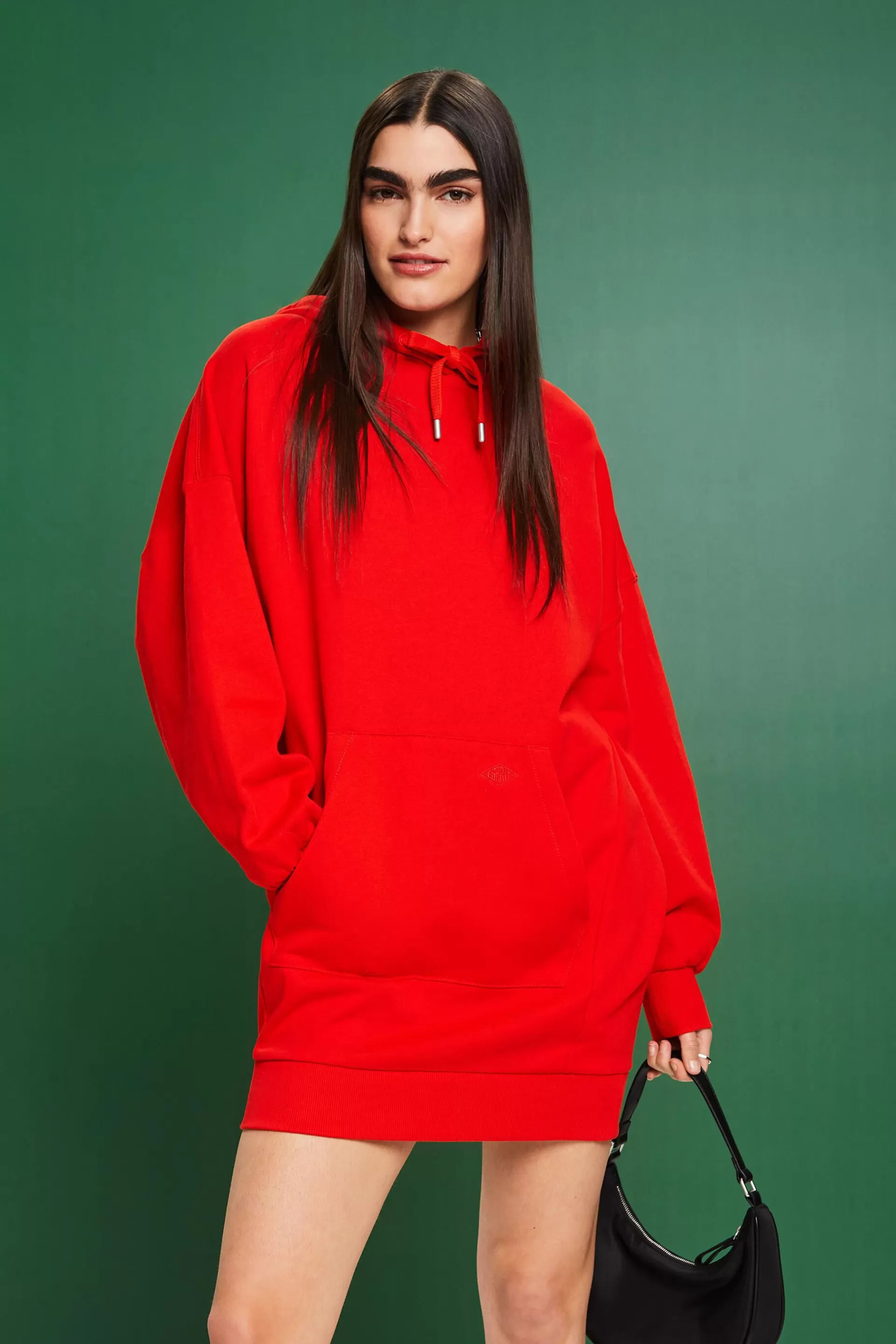 Oversized Sweat-Kleid mit Kapuze-ESPRIT Cheap