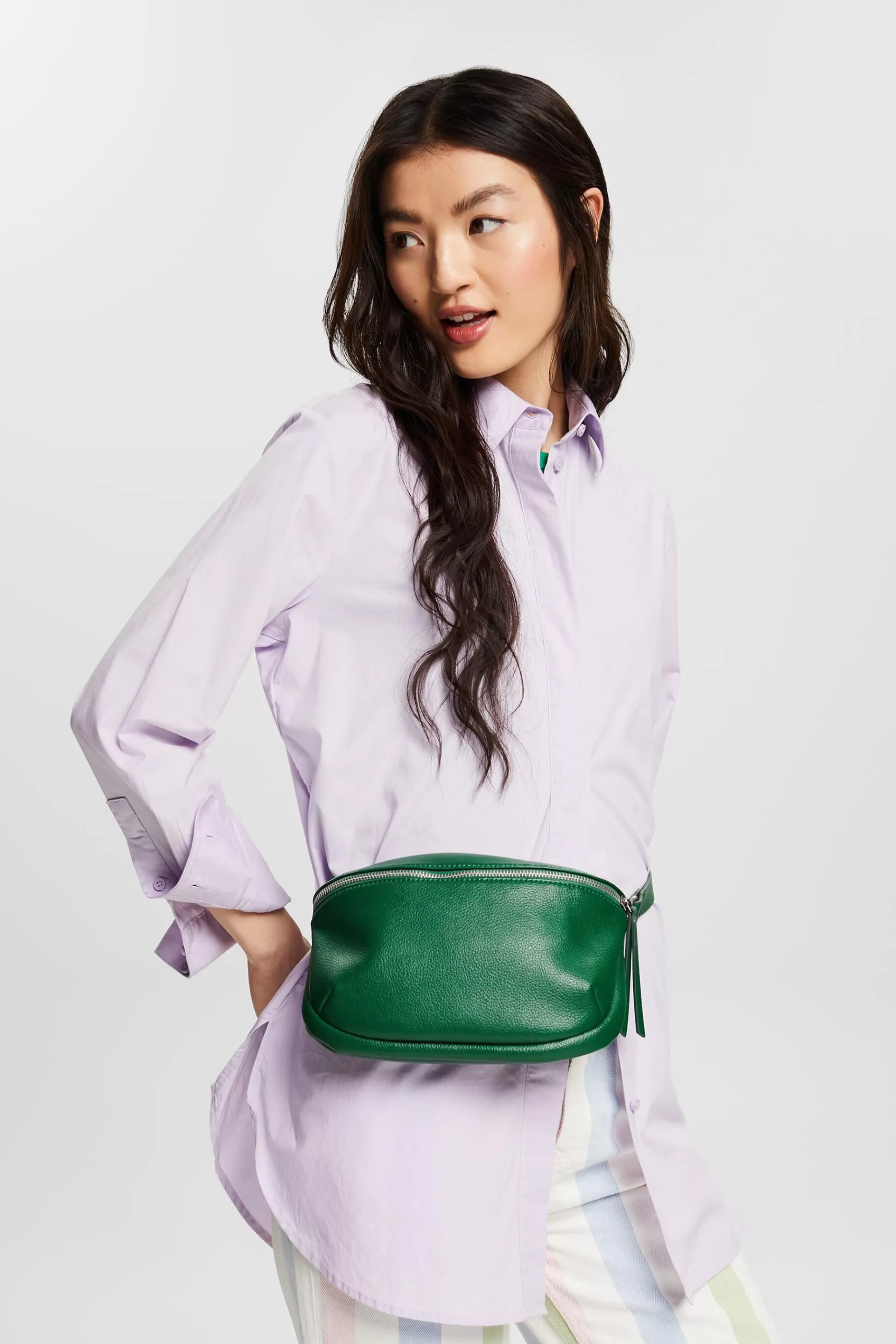 Oversize-Hemd aus Baumwoll-Popeline-ESPRIT Discount