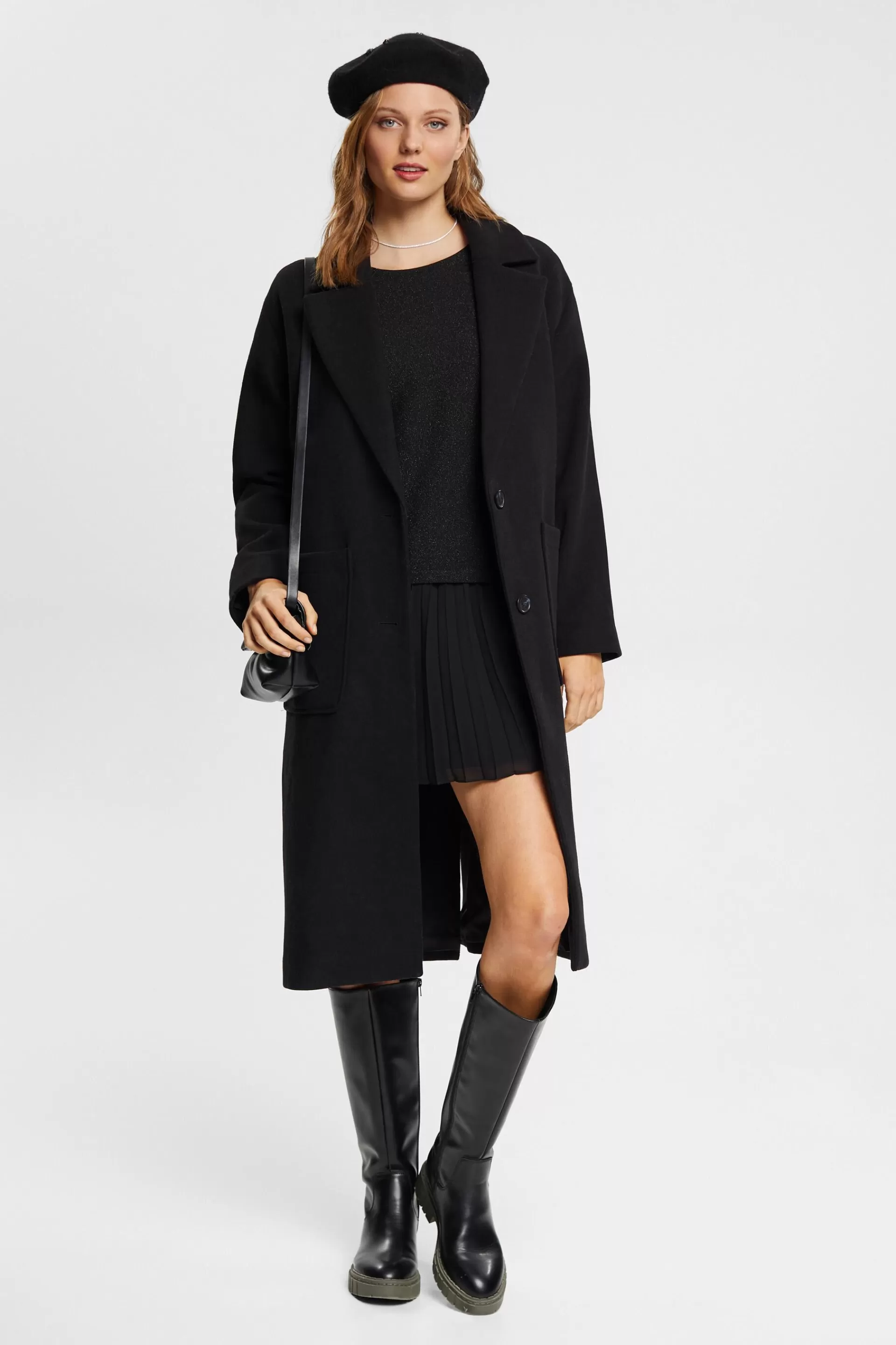 Oversize-T-Shirt mit Glitzereffekt-ESPRIT New
