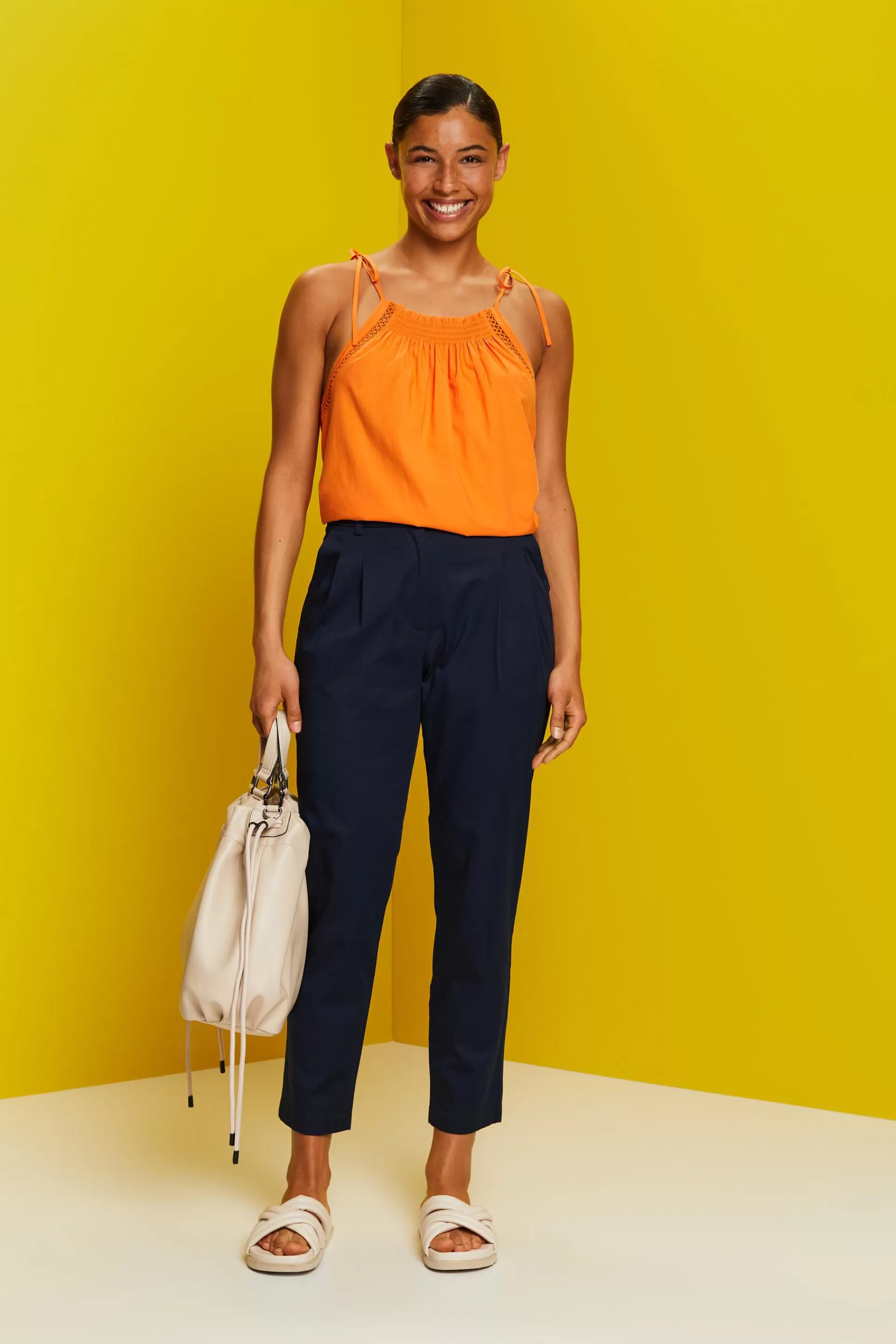Pants woven-ESPRIT Online