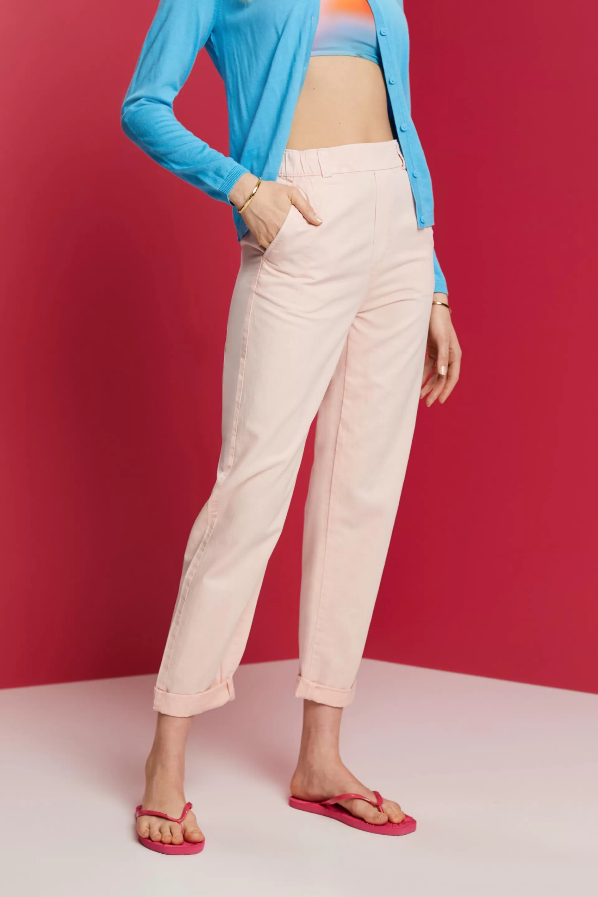 Pants woven-ESPRIT Hot
