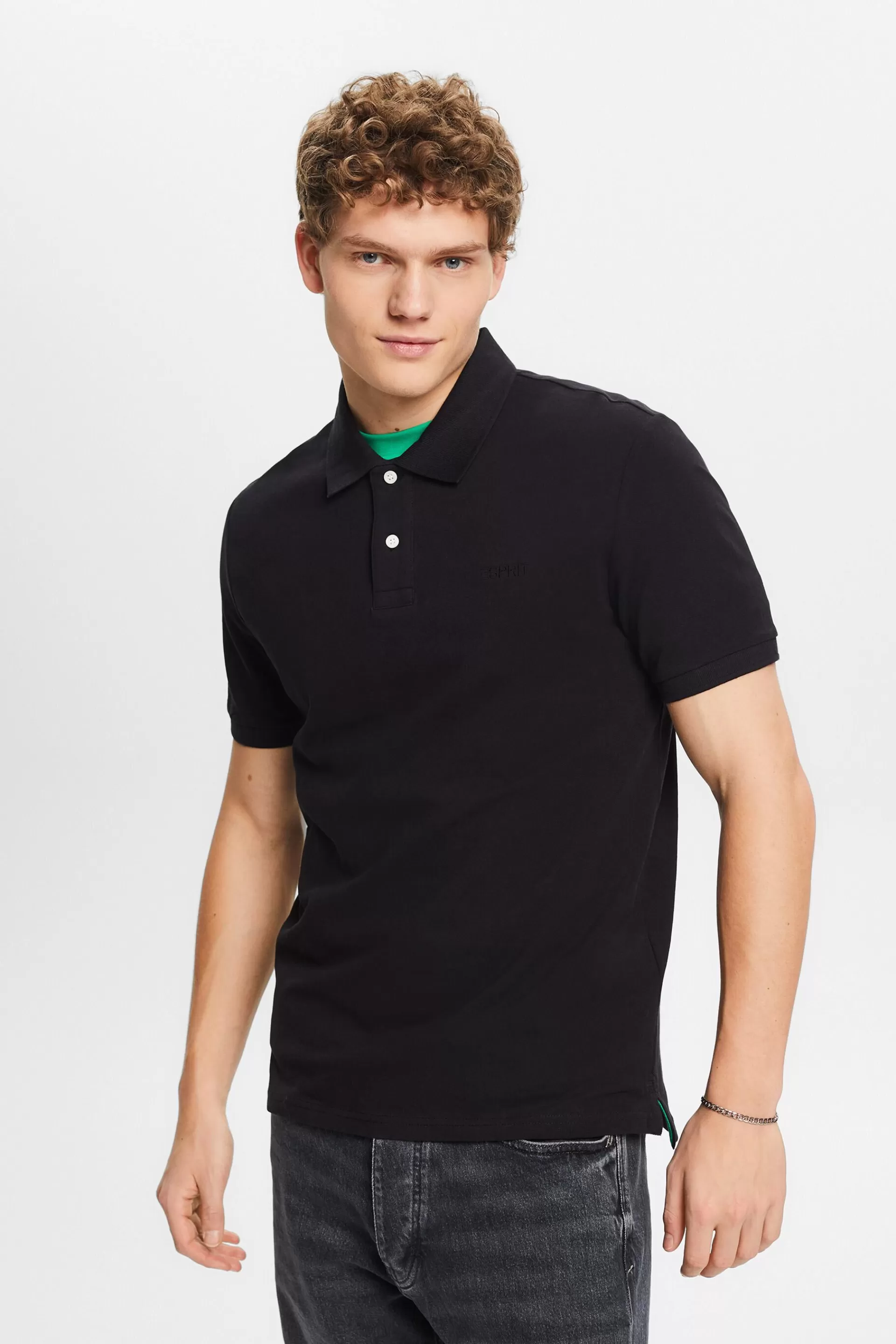 Piqué-Poloshirt-ESPRIT Flash Sale
