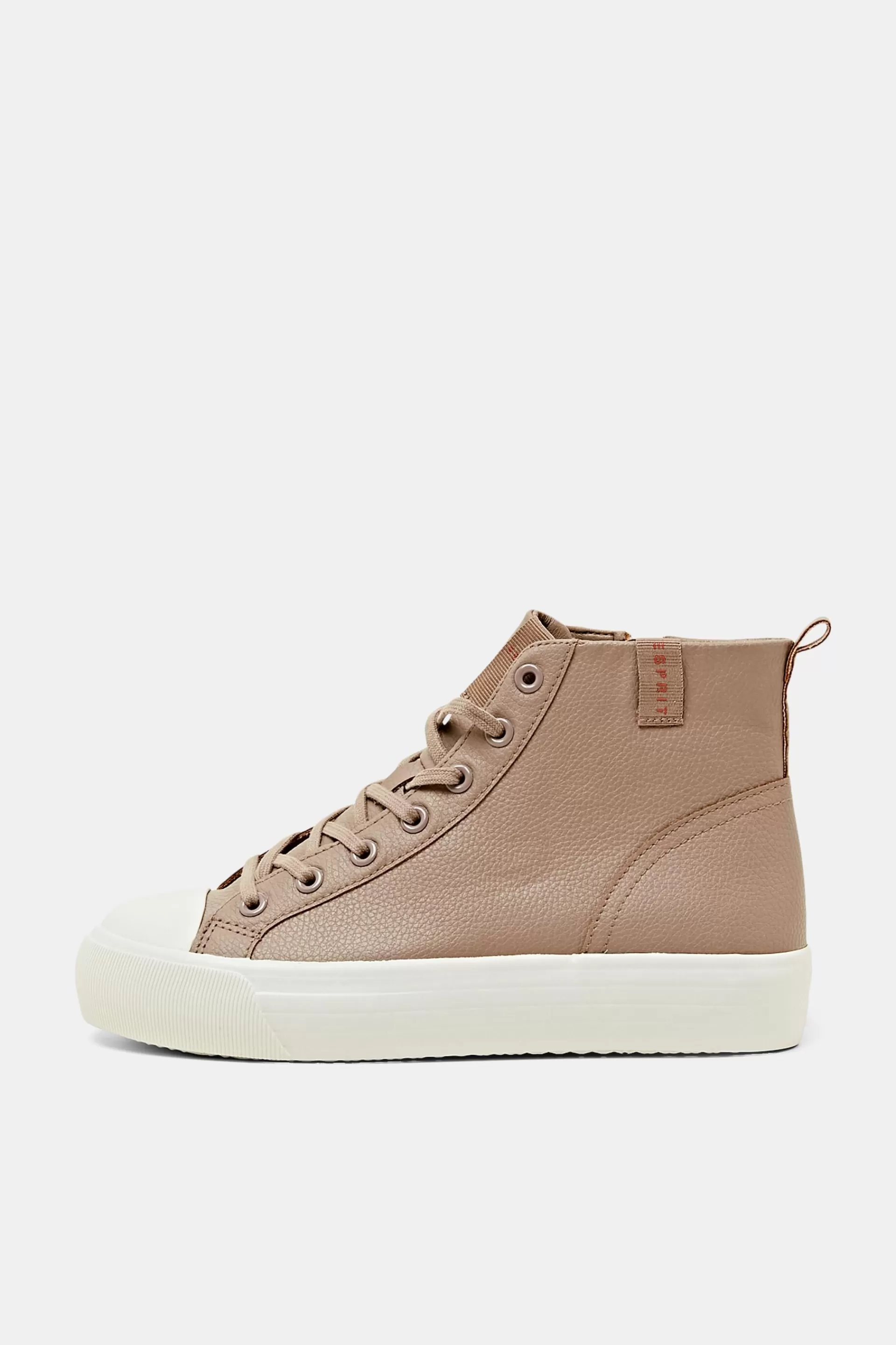 Plateau-Sneakers in Lederoptik-ESPRIT Store