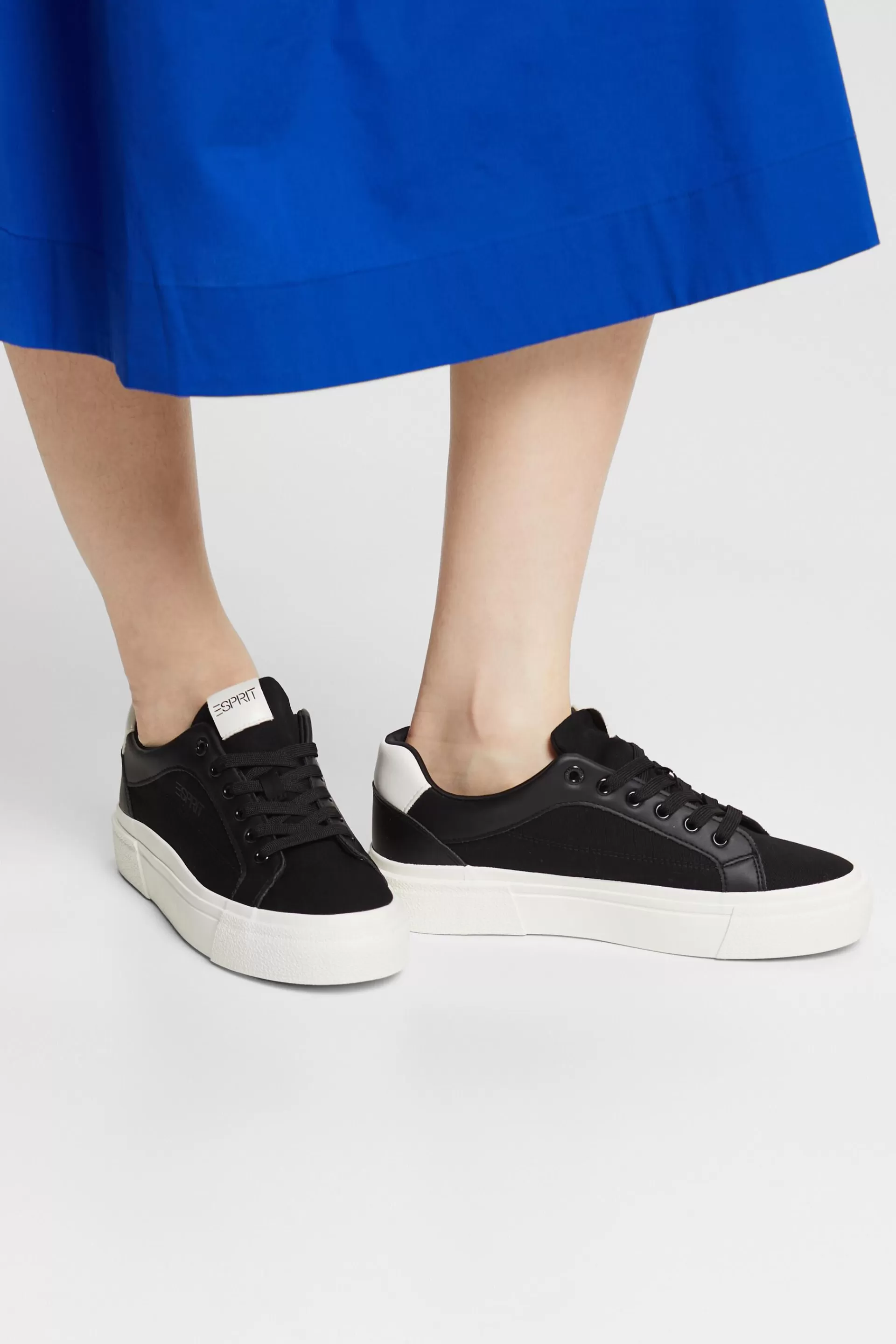 Plateau-Sneakers mit Schnürung-ESPRIT Cheap