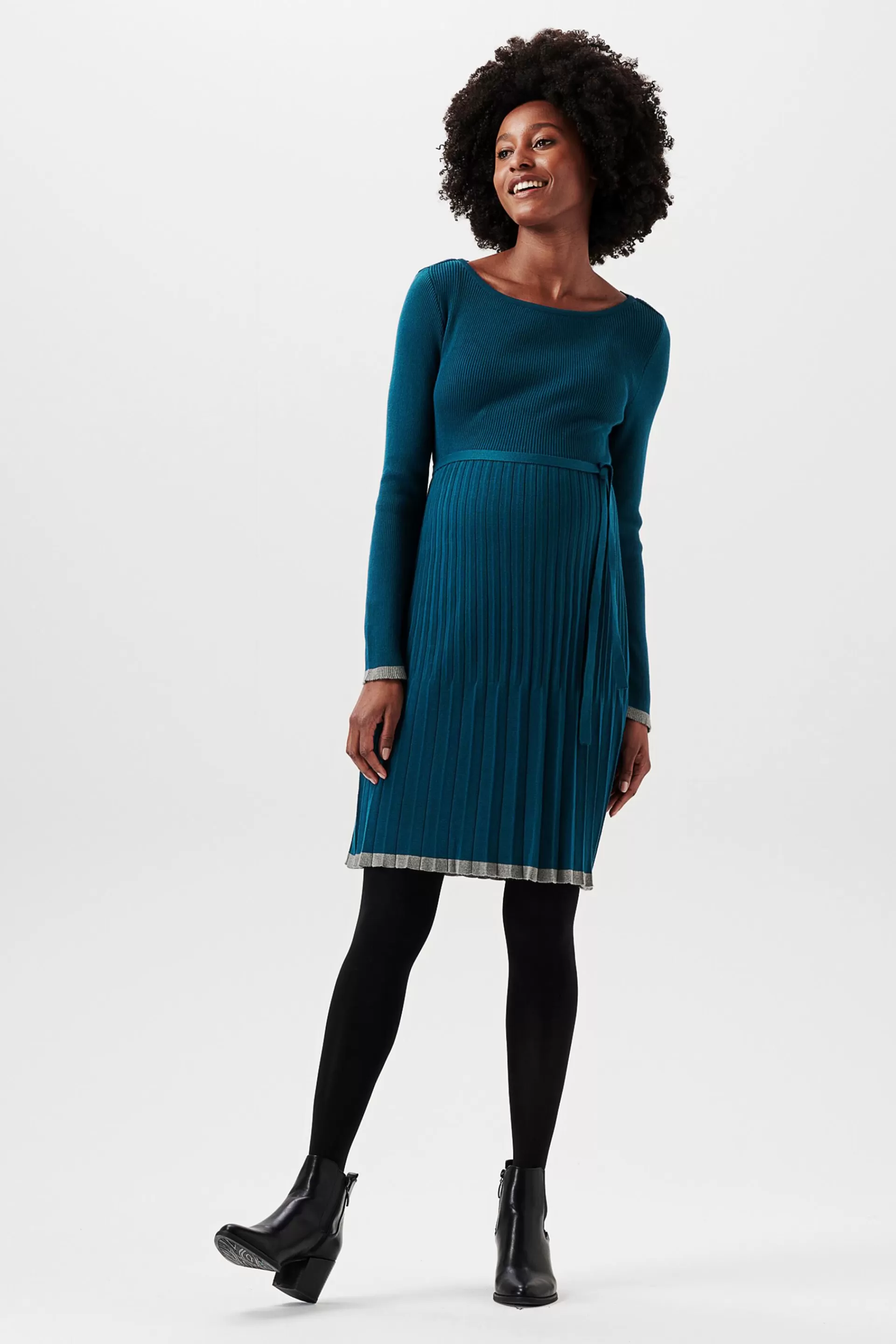 Plissiertes Strickkleid, Bio-Baumwolle-ESPRIT Cheap
