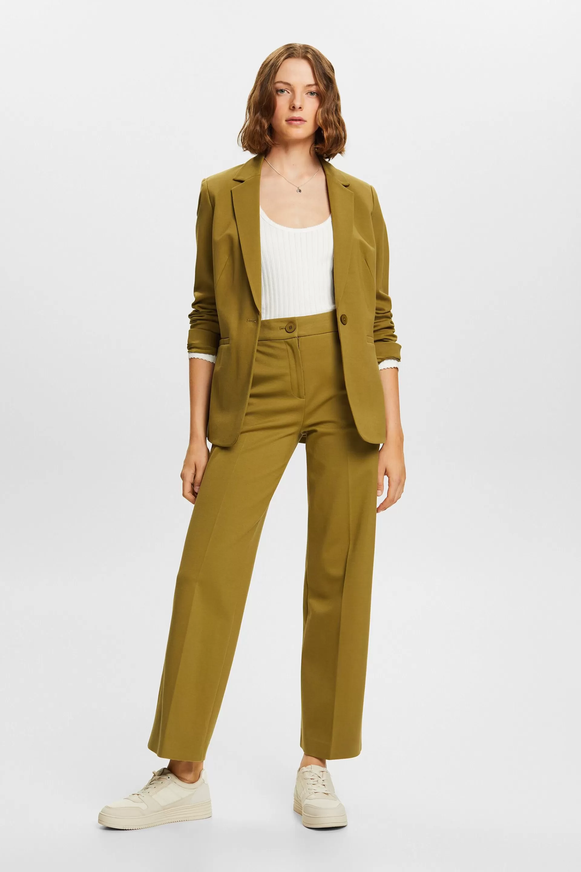 Pointelle-Top mit weitem Rundhalsausschnitt-ESPRIT Flash Sale