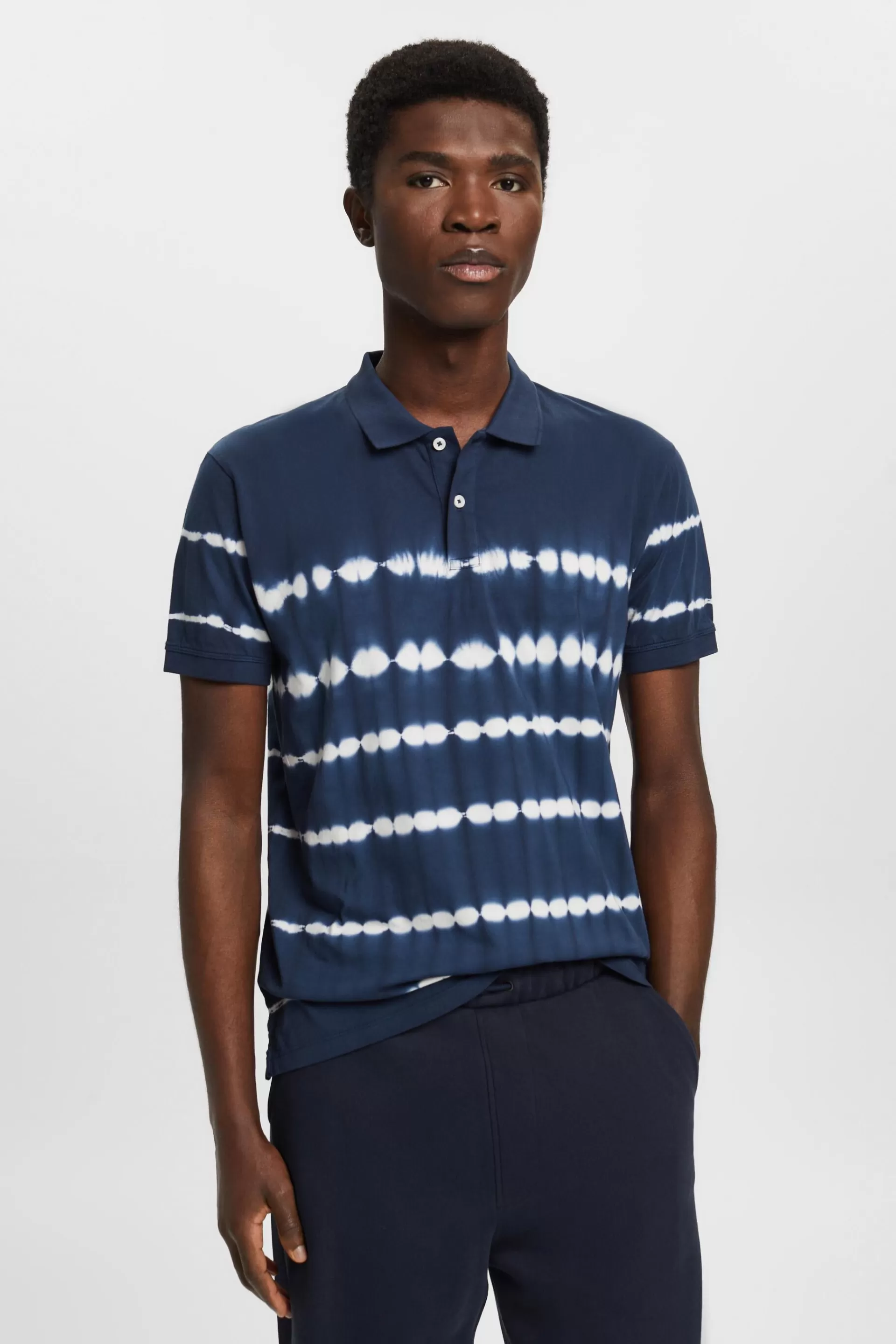 Poloshirt aus Baumwolle im Tie-Dye-ESPRIT Discount